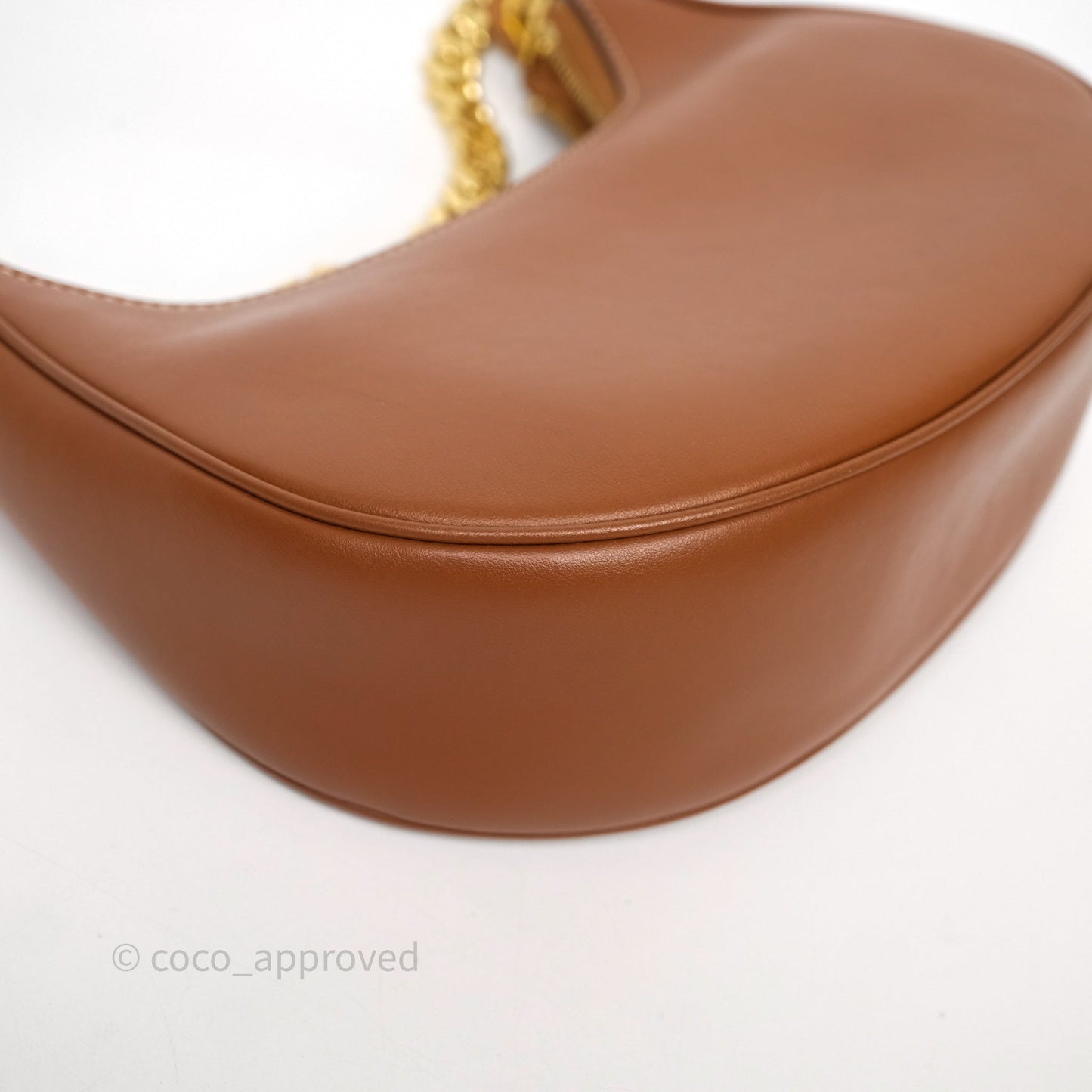 Celine Medium Ava Chain Bag Tan Calfskin