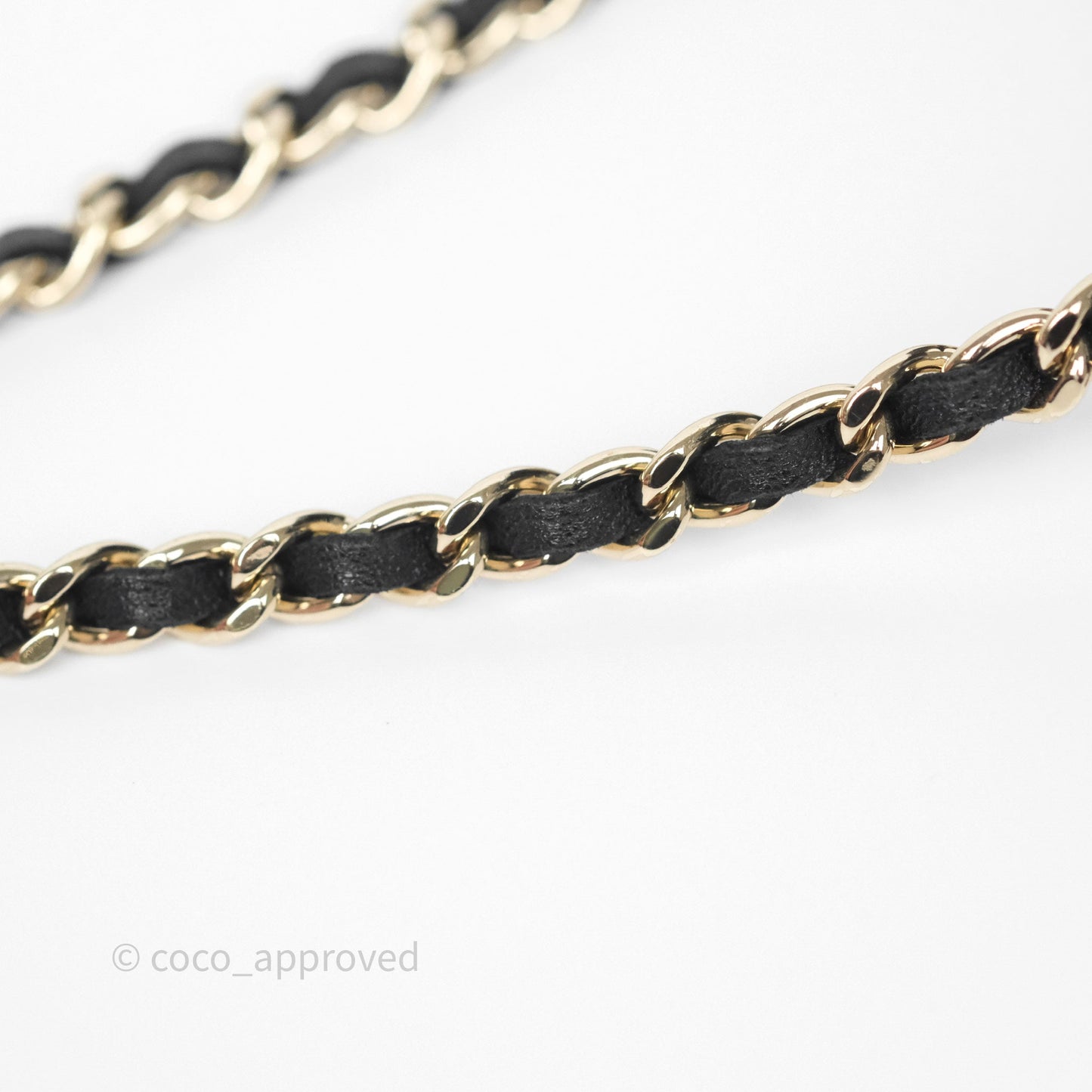 Chanel Classic Vanity with Chain Black Lambskin Gold Hardware