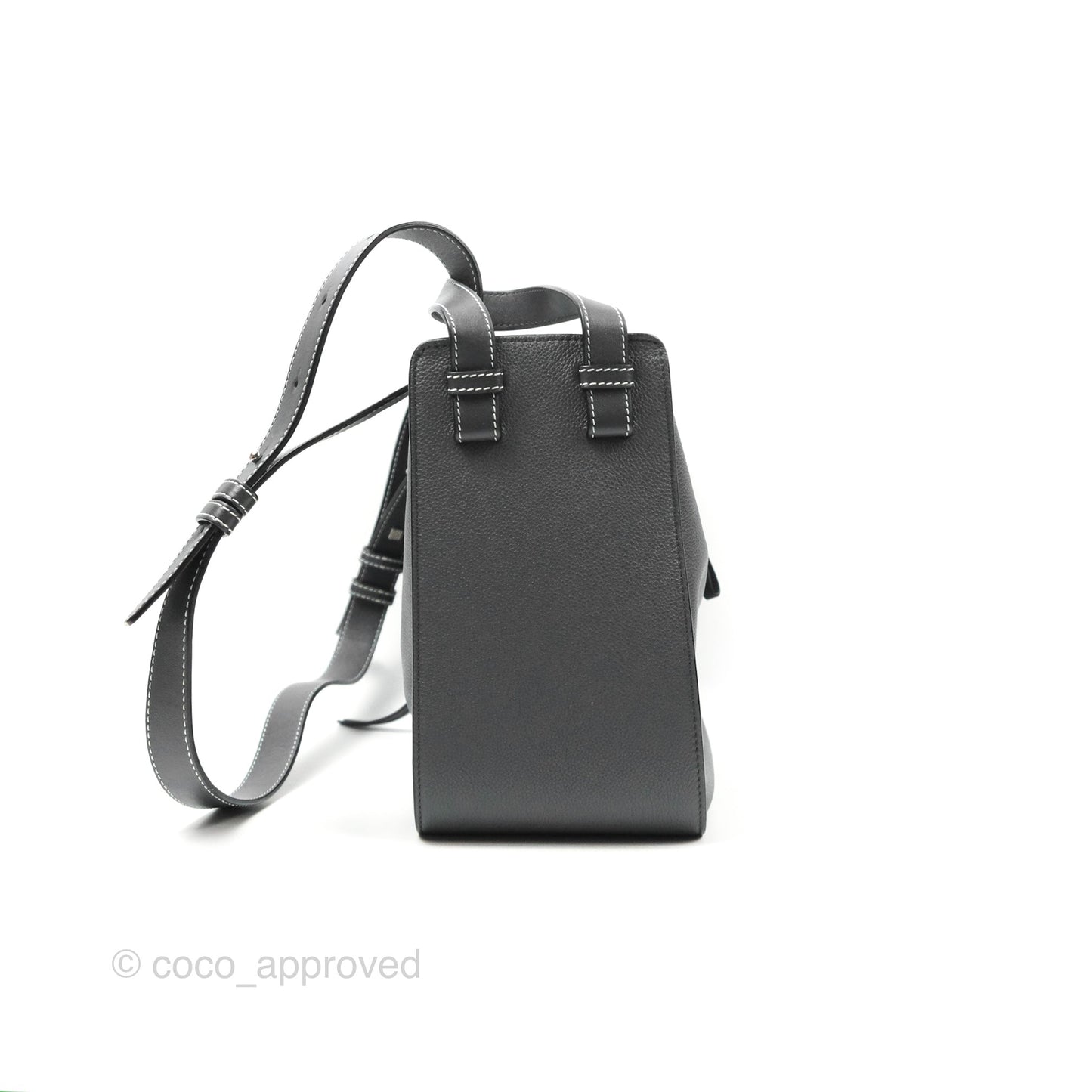 Loewe Hammock Small Asphalt Grey Shoulder Bag