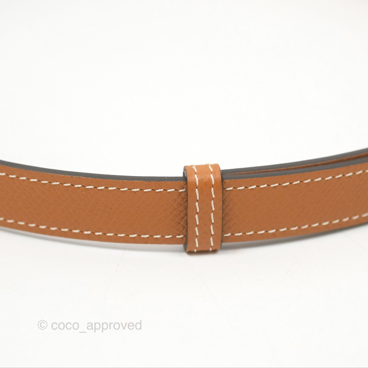 Hermès Kelly Buckle Belt Gold Epsom Rose Gold Hardware