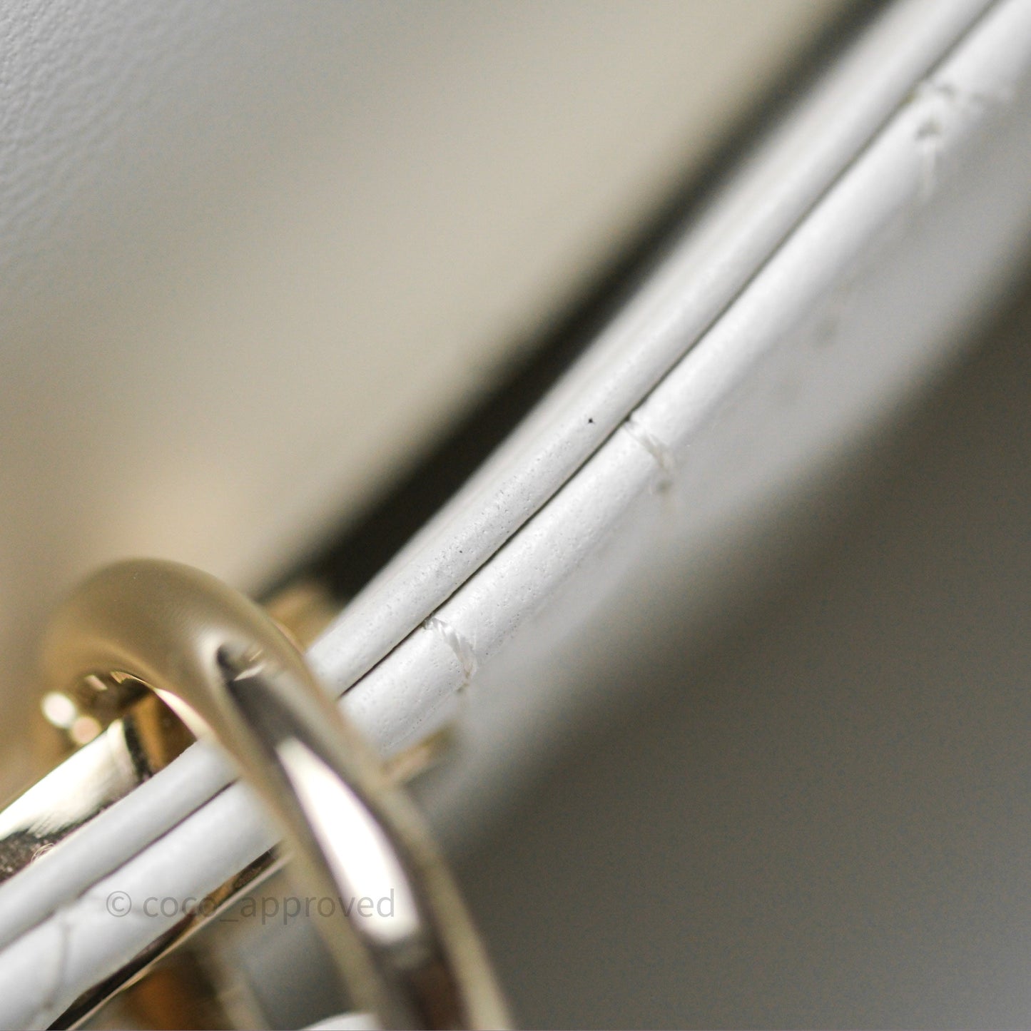 Christian Dior Micro Lady D-Joy Bag Latte Lambskin Cannage Gold Hardware