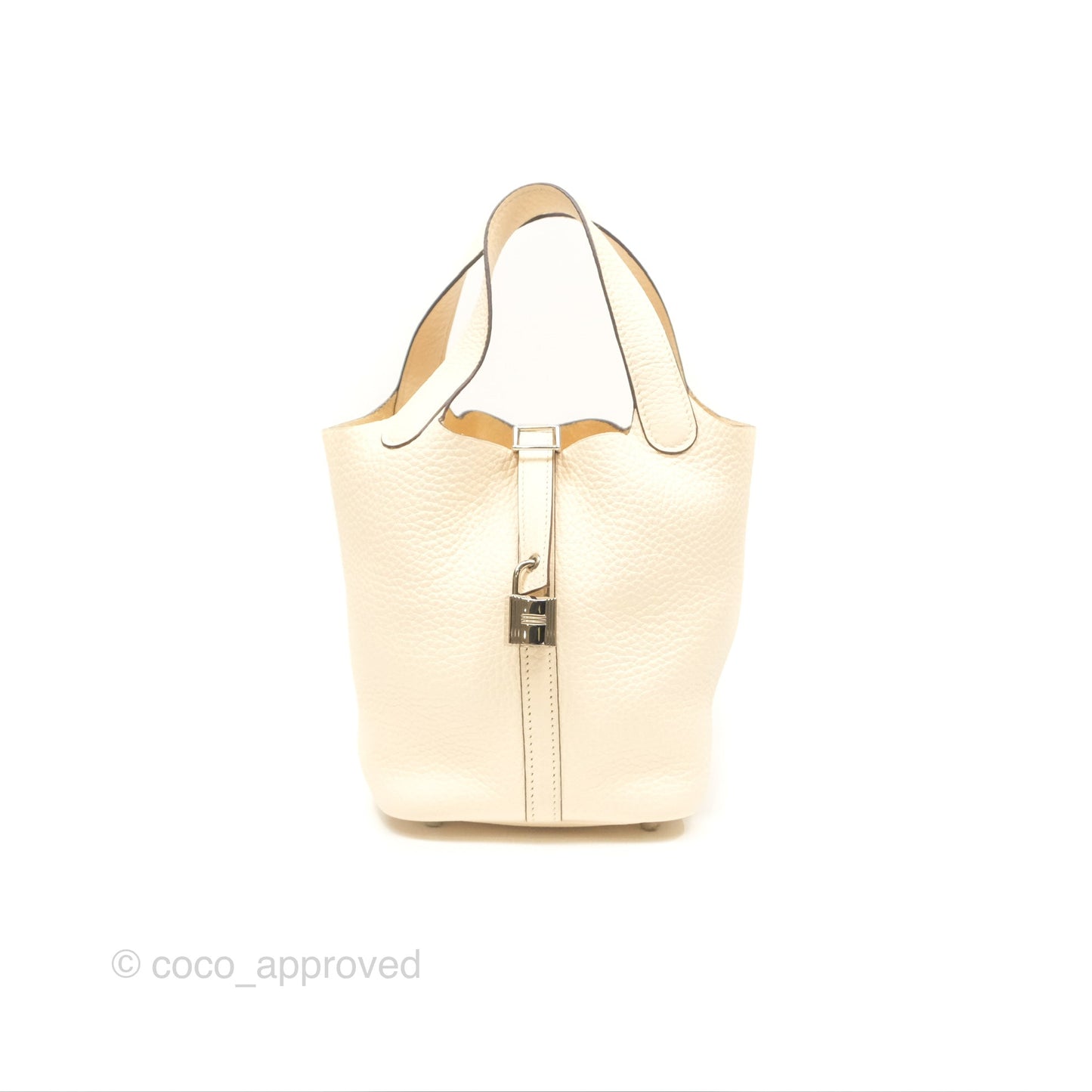 Hermès Picotin Lock 18 Nata I2 Taurillon Clemence Palladium Hardware