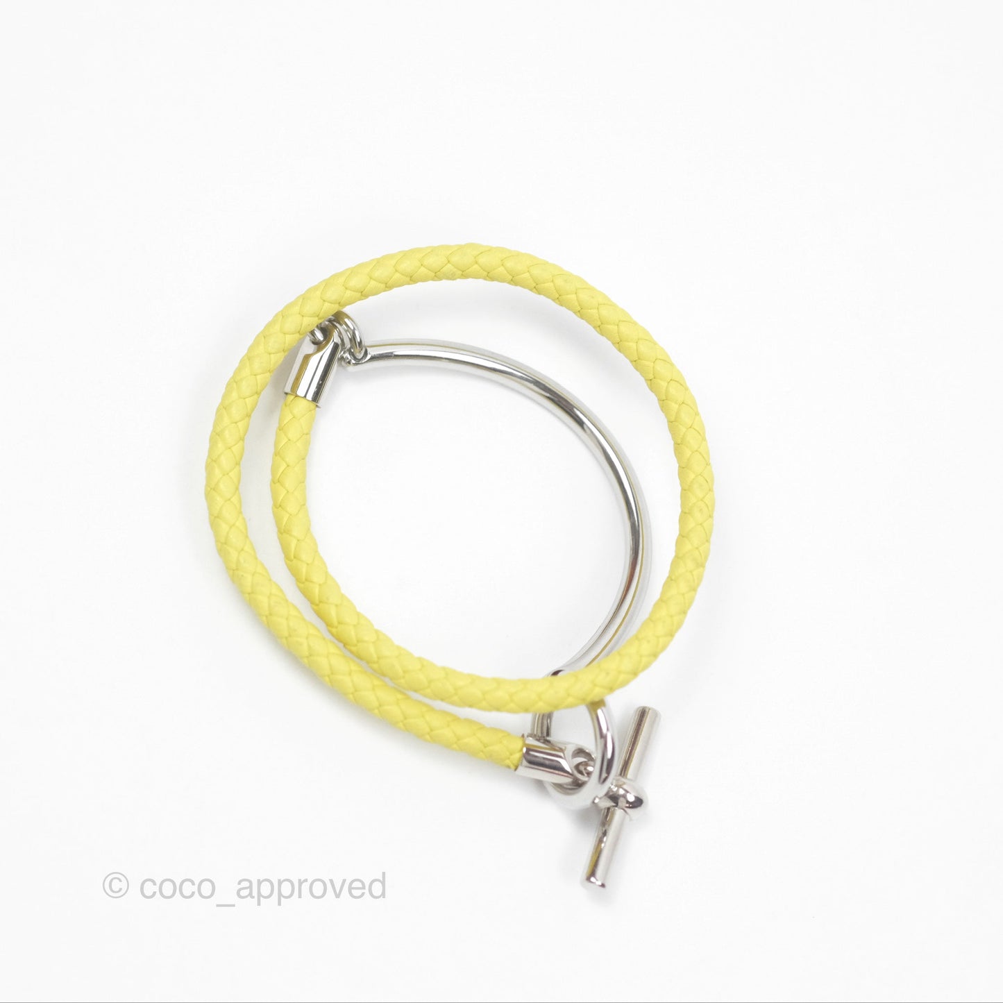 Hermès Glenan H Link Argo Bracelet Yellow Palladium Hardware