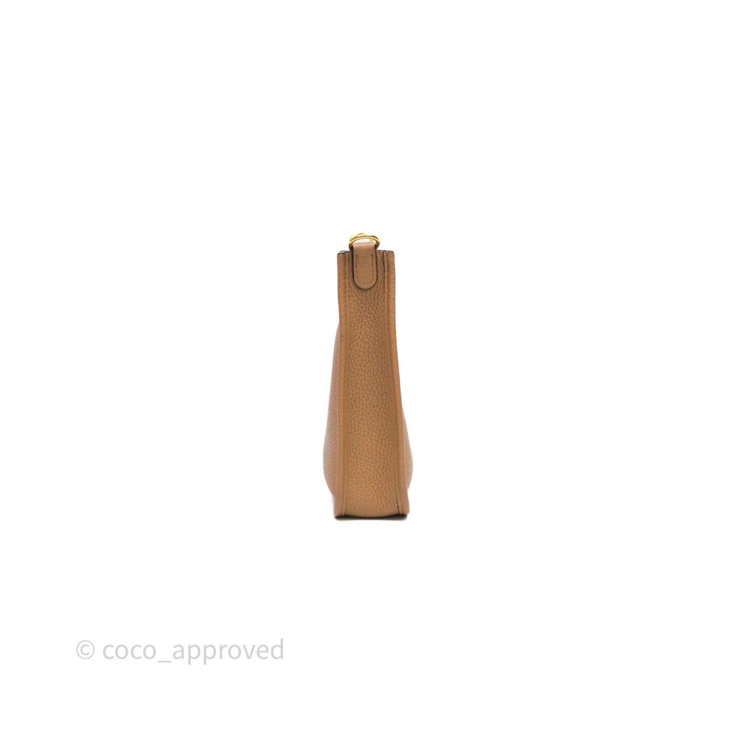 Hermès Mini Evelyne 16 Chai 0M Clemence Gold Hardware