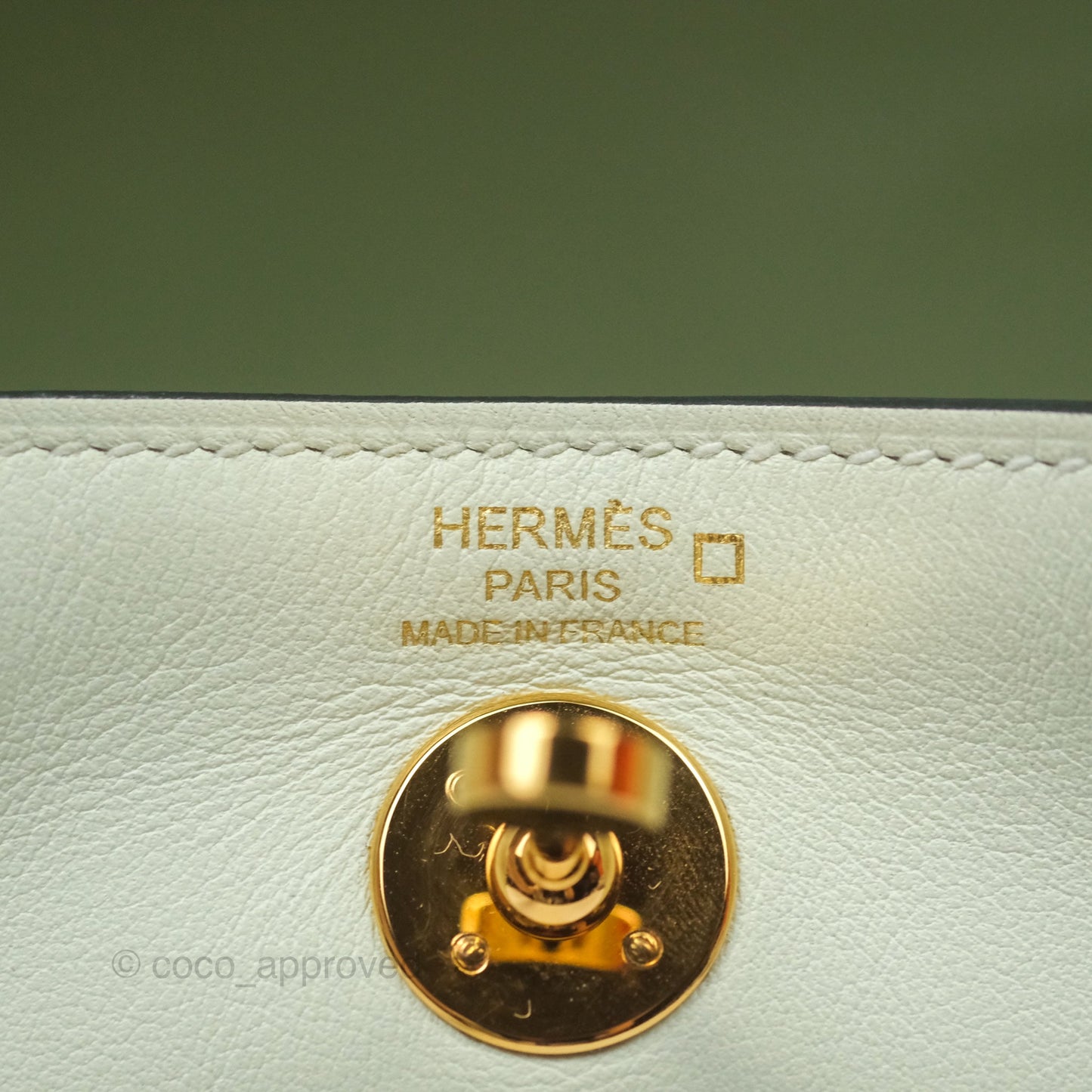Hermès Mini Lindy Touch Vert Fizz 0S Swift Alligator Handle Gold Hardware