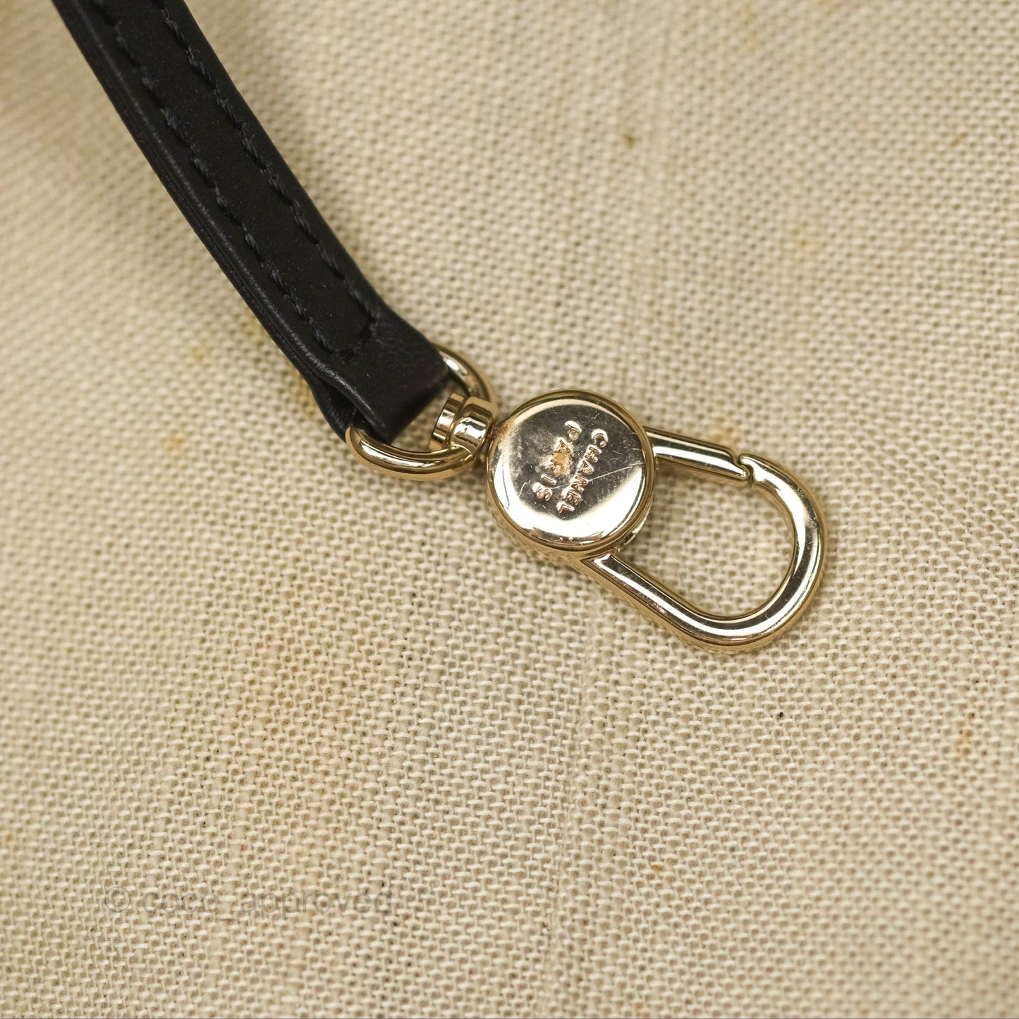 Chanel New Small Deauville Navy Canvas