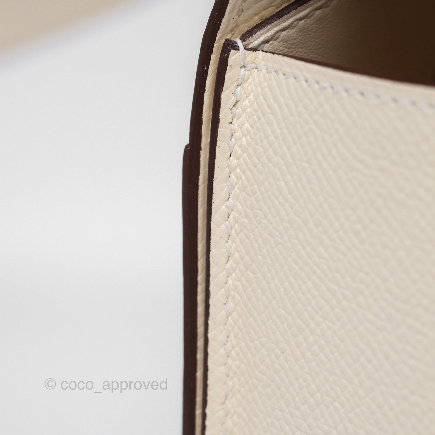 Hermès Della Cavalleria Mini Bag Nata I2 Epsom Palladium Hardware