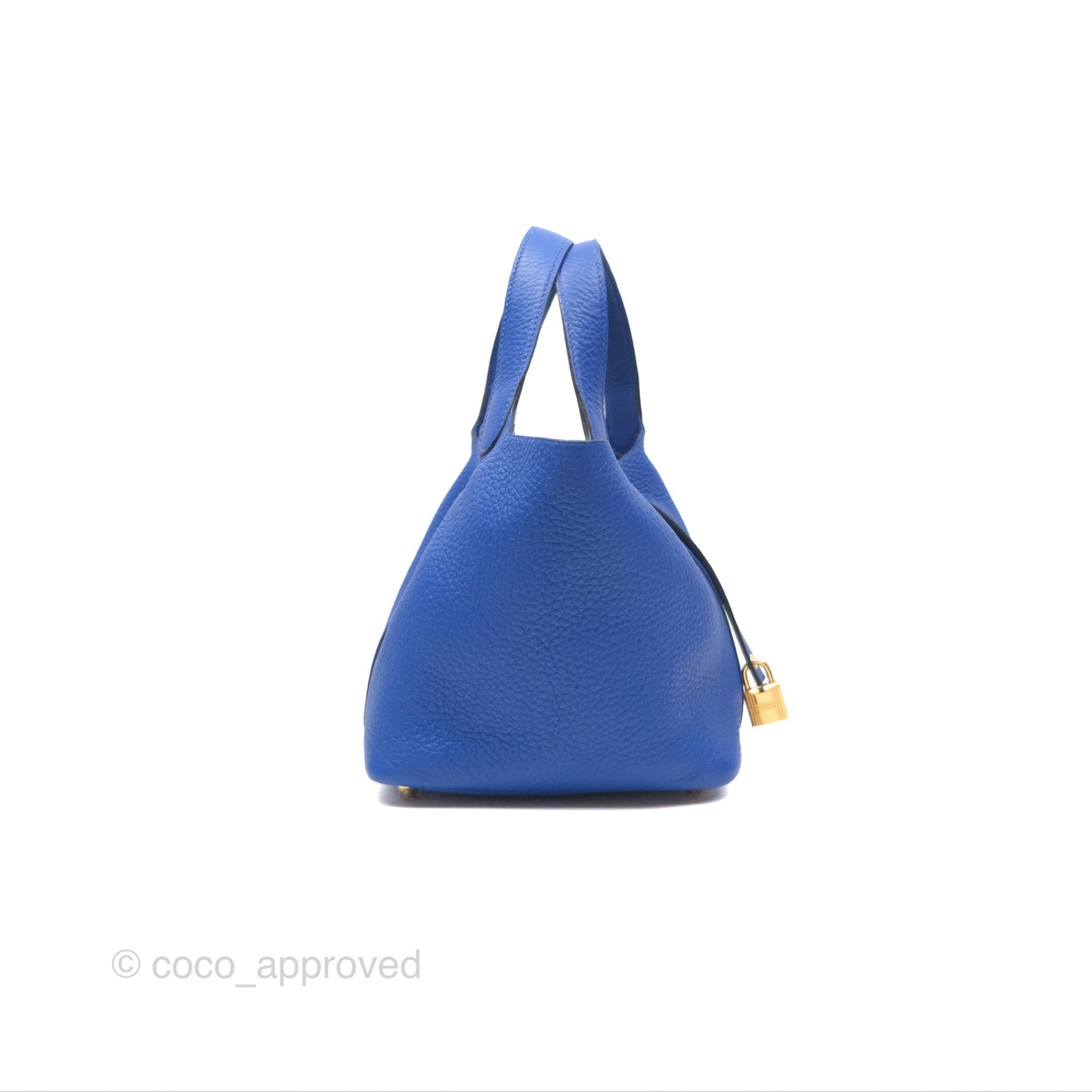 Hermès Picotin Lock 18 Bleu Royal Taurillon Clemence Gold Hardware