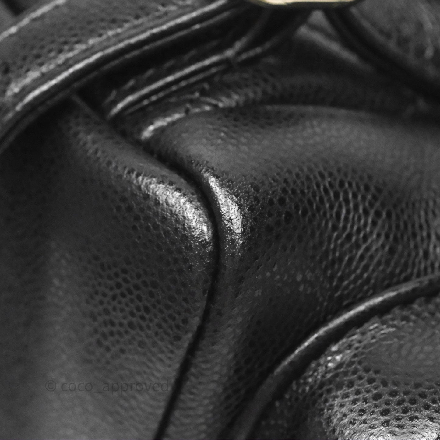 Chanel Small Duma Backpack Caviar Black Gold Hardware