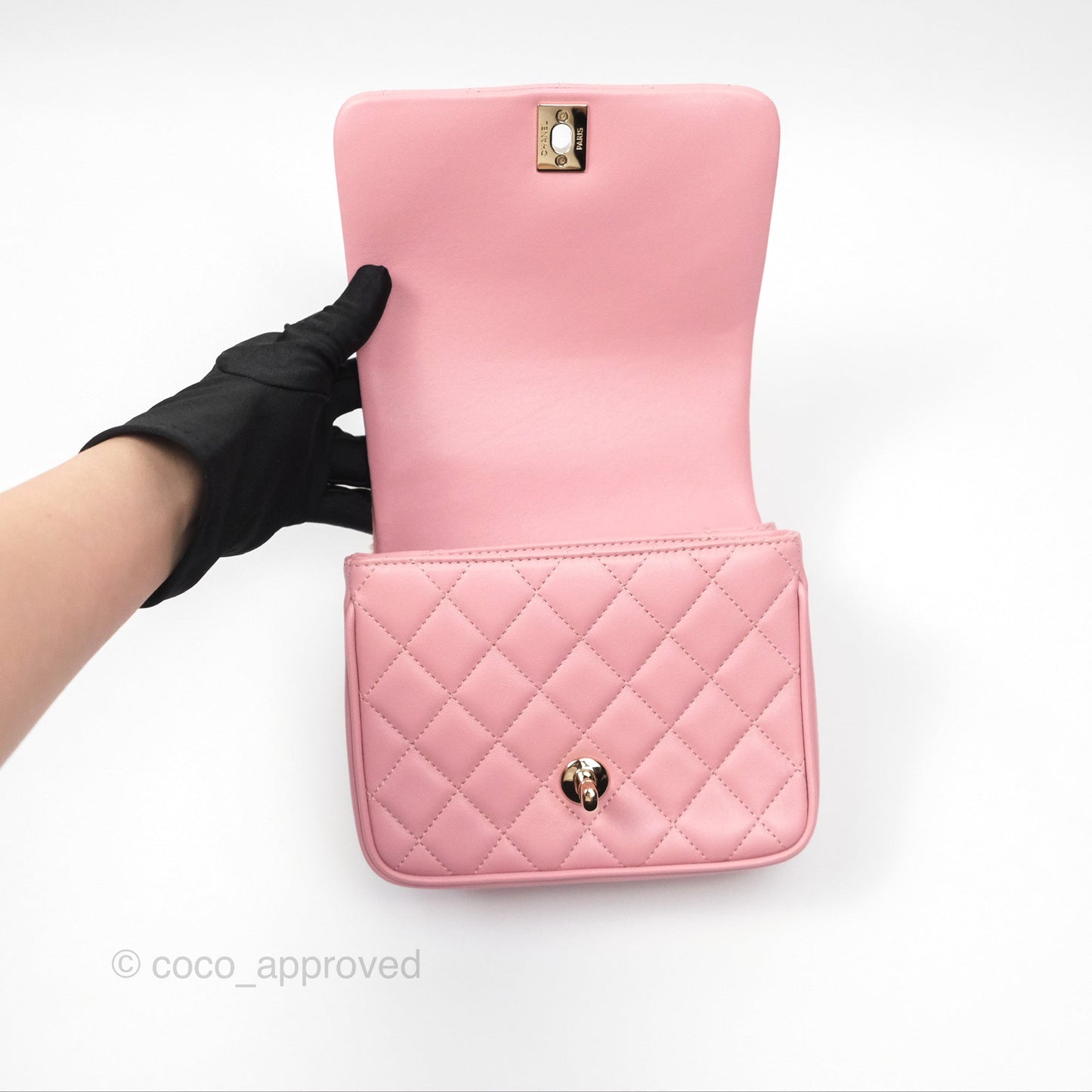 Chanel Citizen Chic Flap Bag Pink Lambskin Gold Hardware