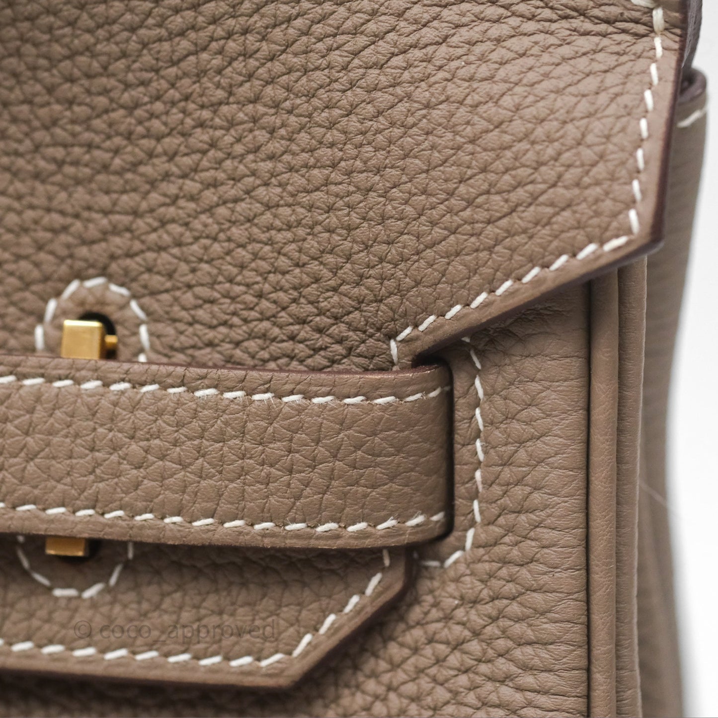 Hermès Birkin 30 Retourne Etoupe 18 Togo Gold Hardware