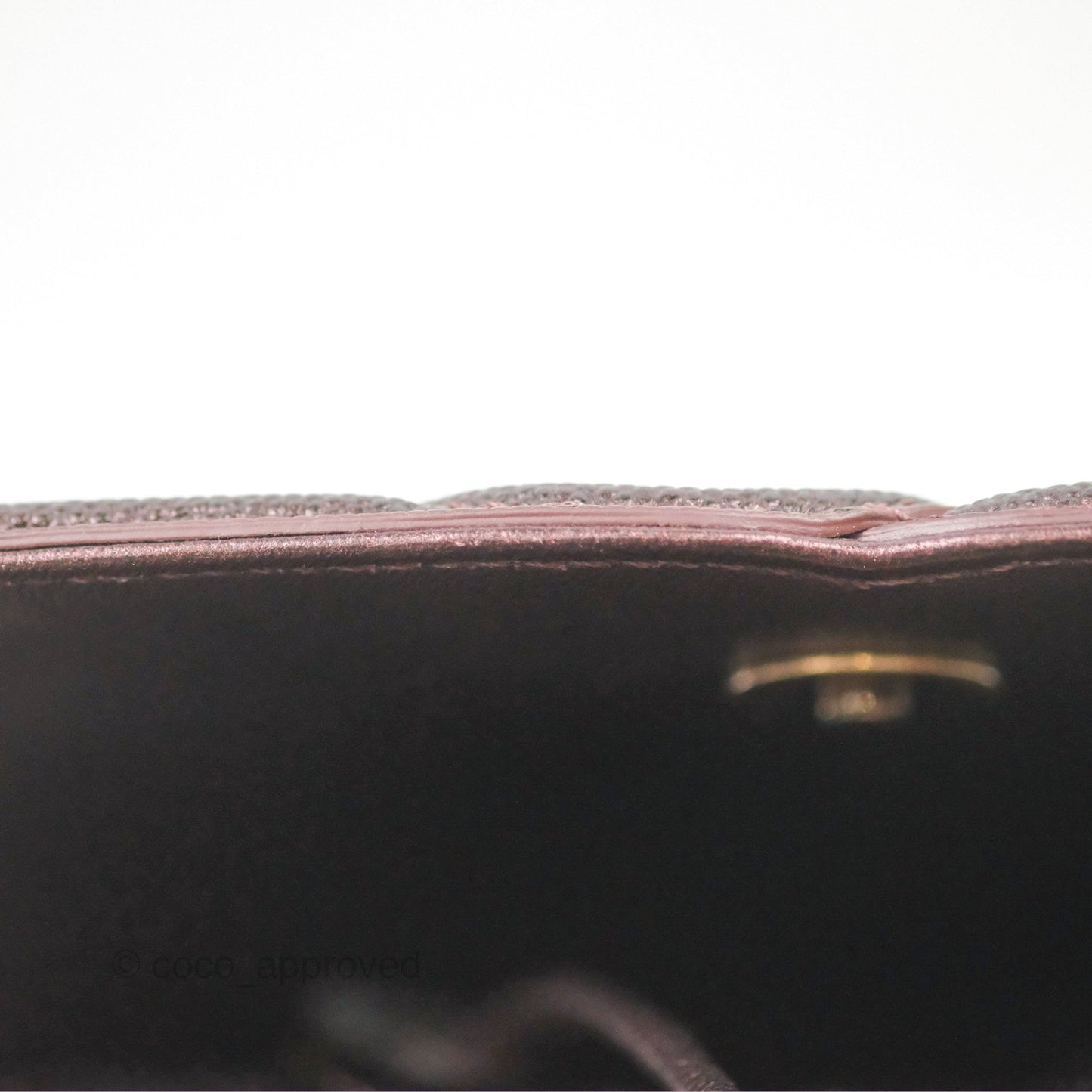Chanel Quilted Filigree Backpack Iridescent Burgundy Caviar