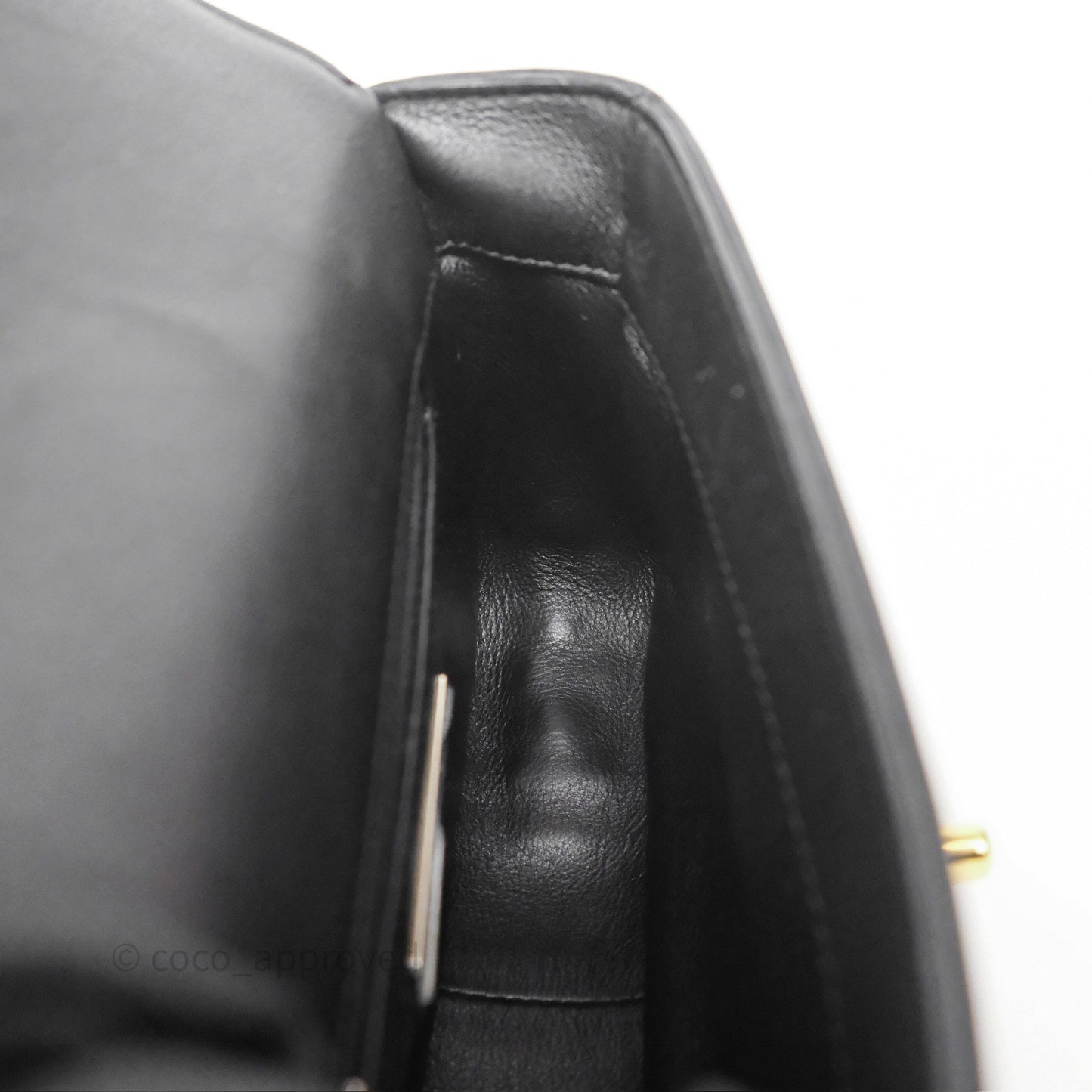 Chanel Small Precious Union Flap Black Calfskin Gold & Silver Hardware