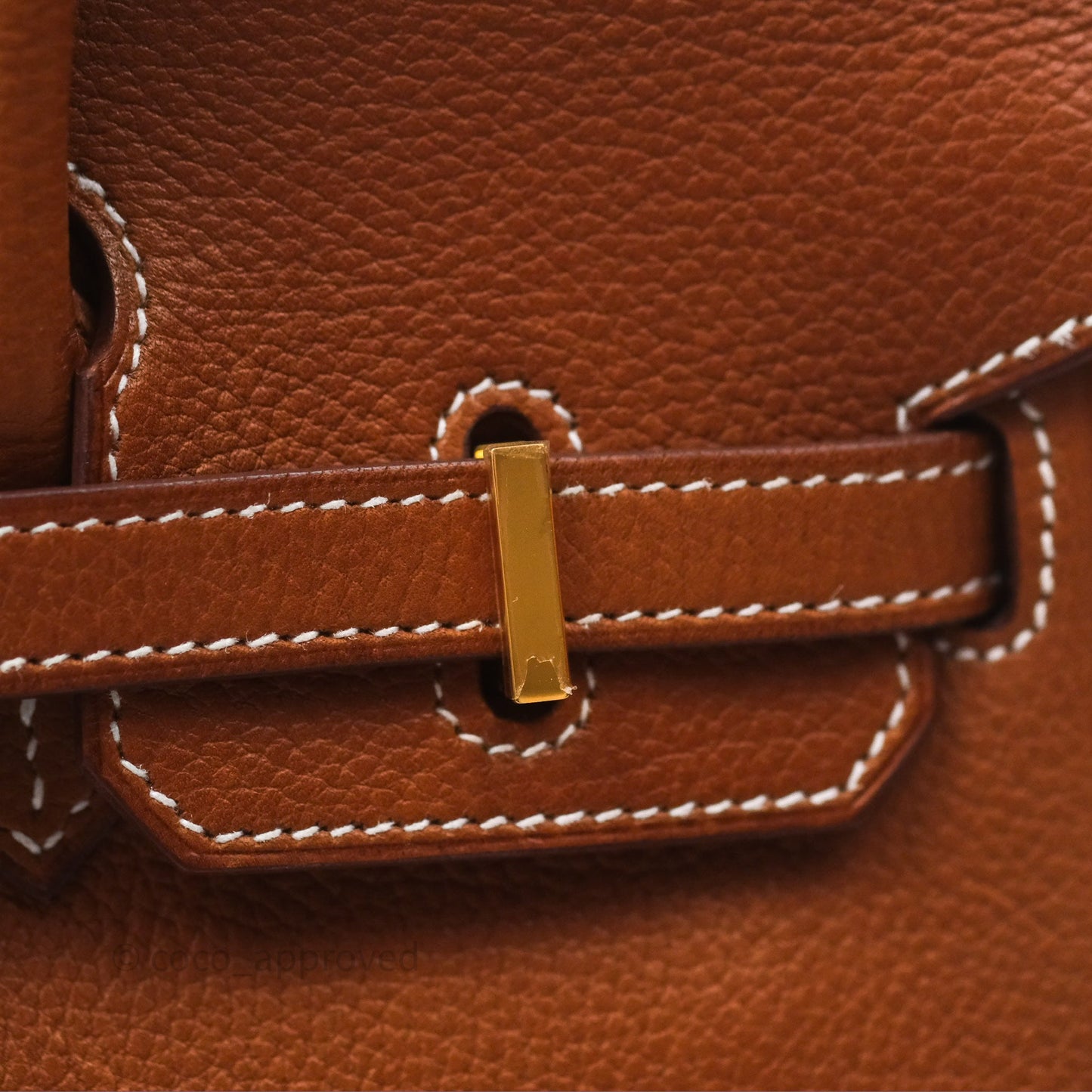 Hermès Birkin 25 Retourne Fauve 34 Barenia Gold Hardware
