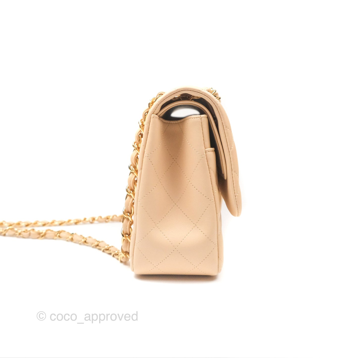 Chanel Jumbo Double Flap Beige Lambskin Gold Hardware⁣⁣