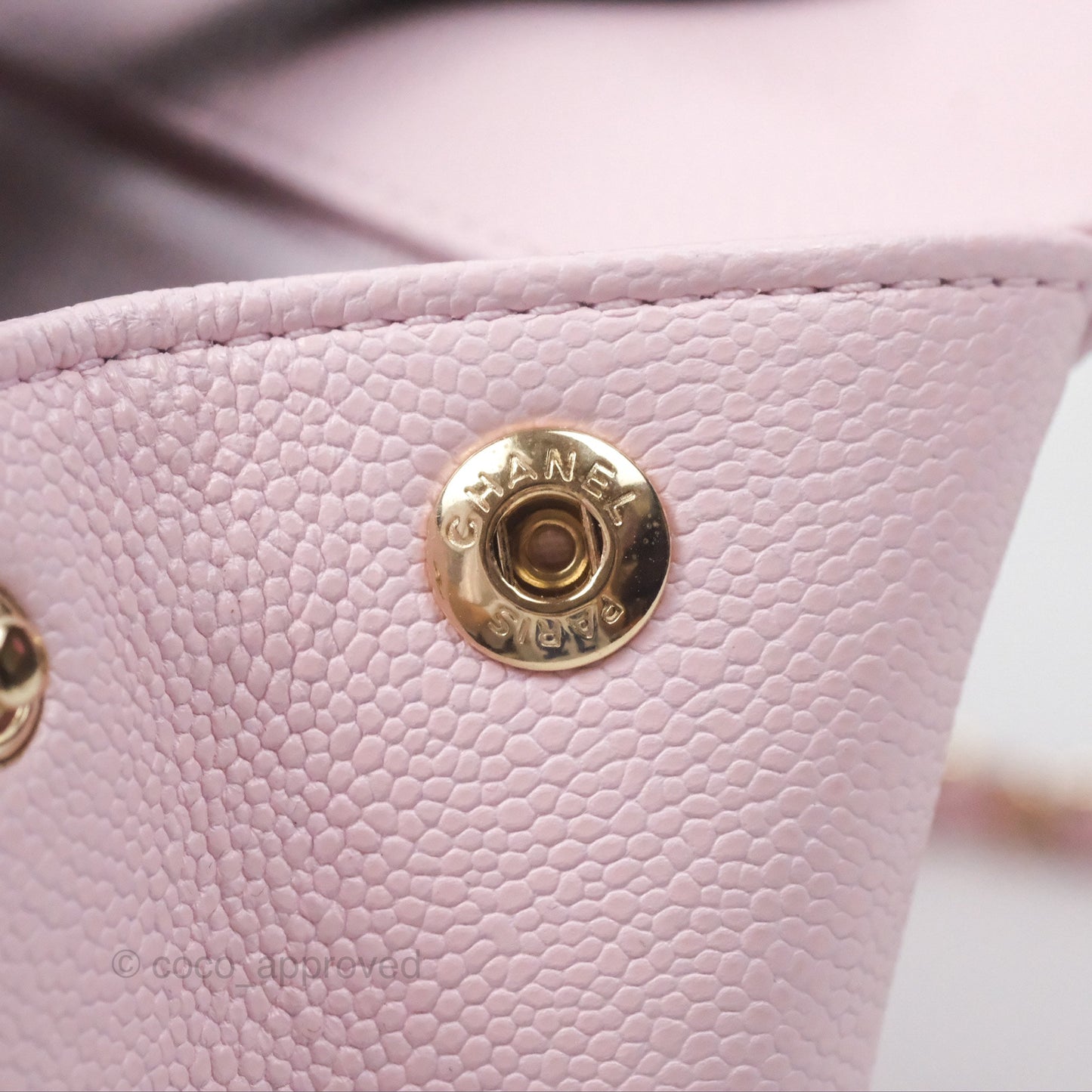 Chanel Quilted Small Business Affinity Flap Light Pink Caviar Gold Hardware