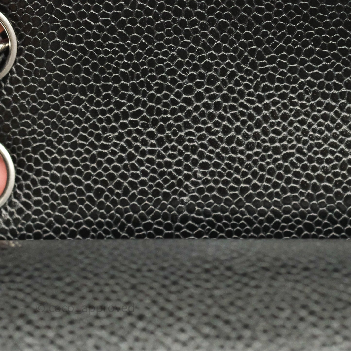 Chanel Small Classic Flap Quilted Black Caviar Silver Hardware