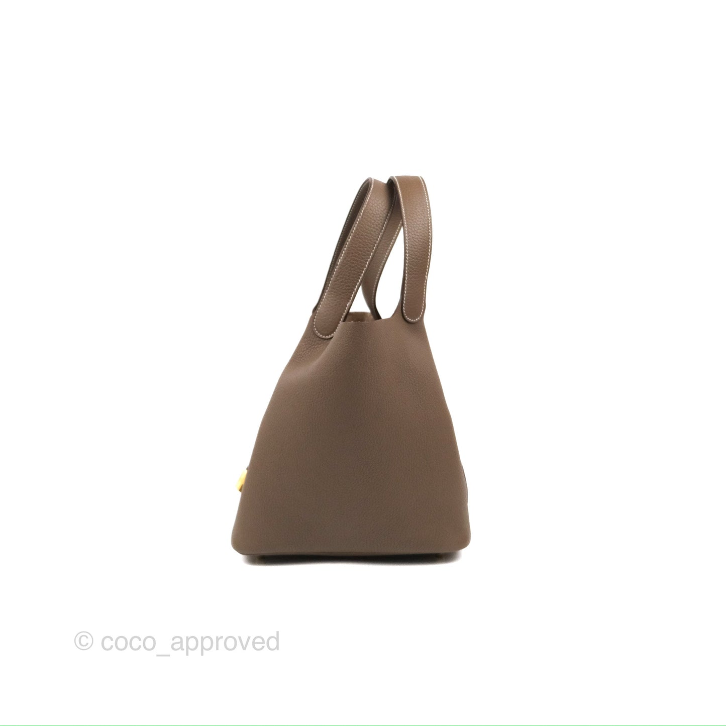 Hermès Picotin 22 Etoupe Clemence Gold Hardware