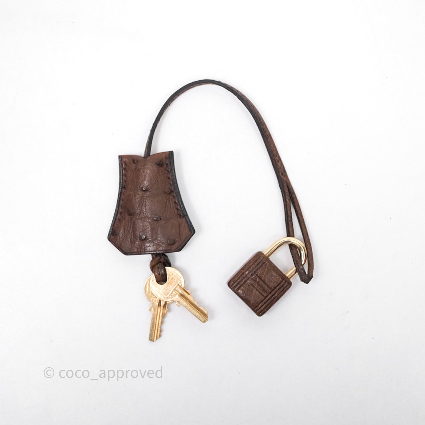 Hermès Kelly 28 Chocolate Ostrish Sellier Gold Hardware