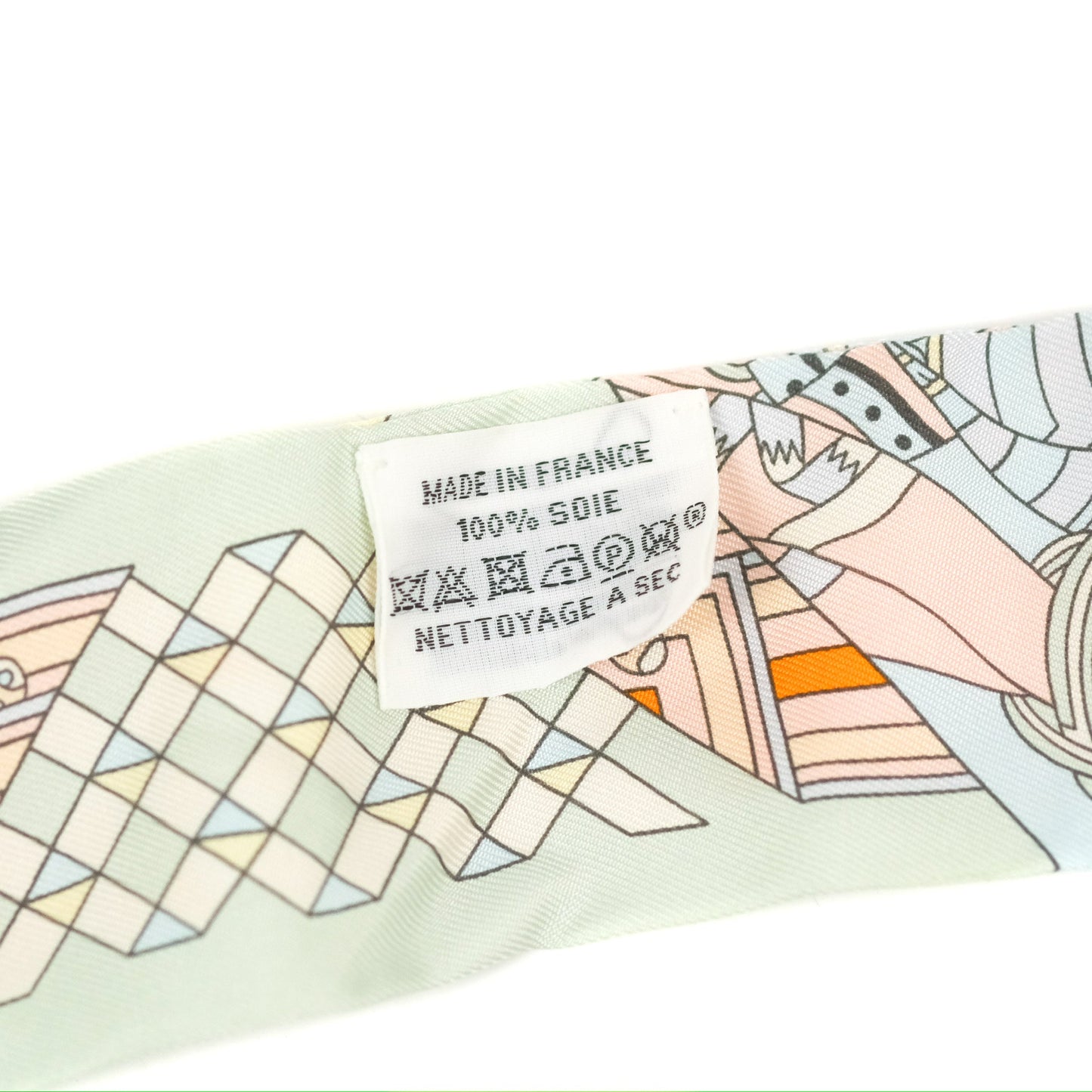 Hermes De l'Ombrelle aux Duels Silk Twilly