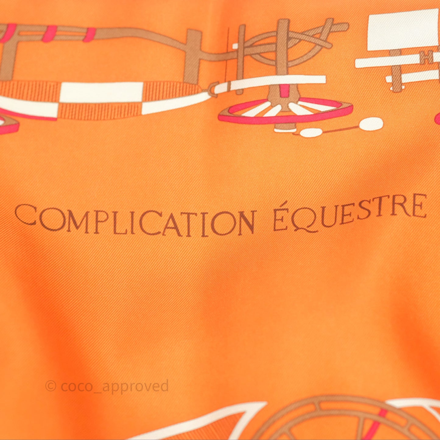 Hermès Complication Equestre scarf 90