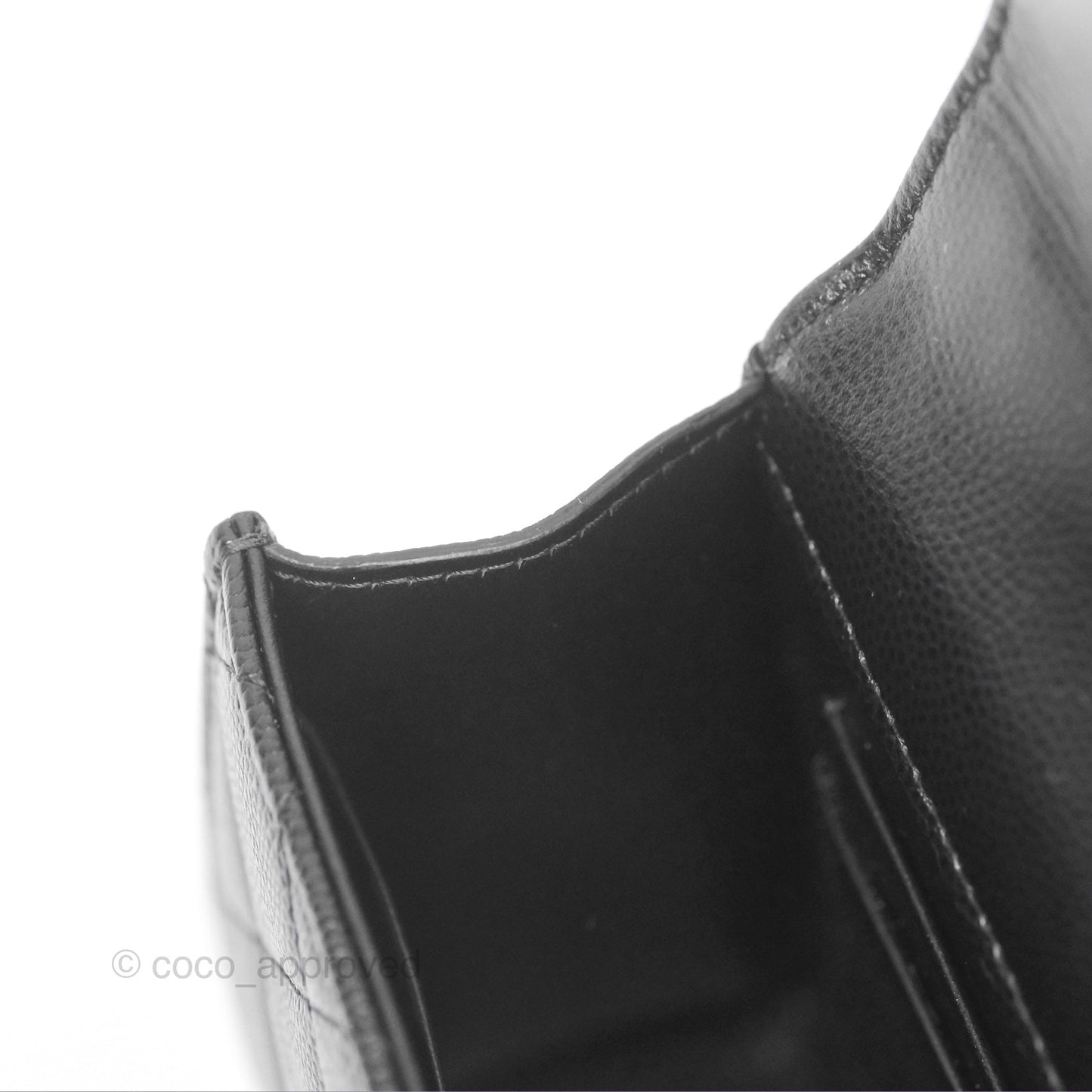 Chanel Kelly Clutch With Chain Black Caviar Gold Hardware