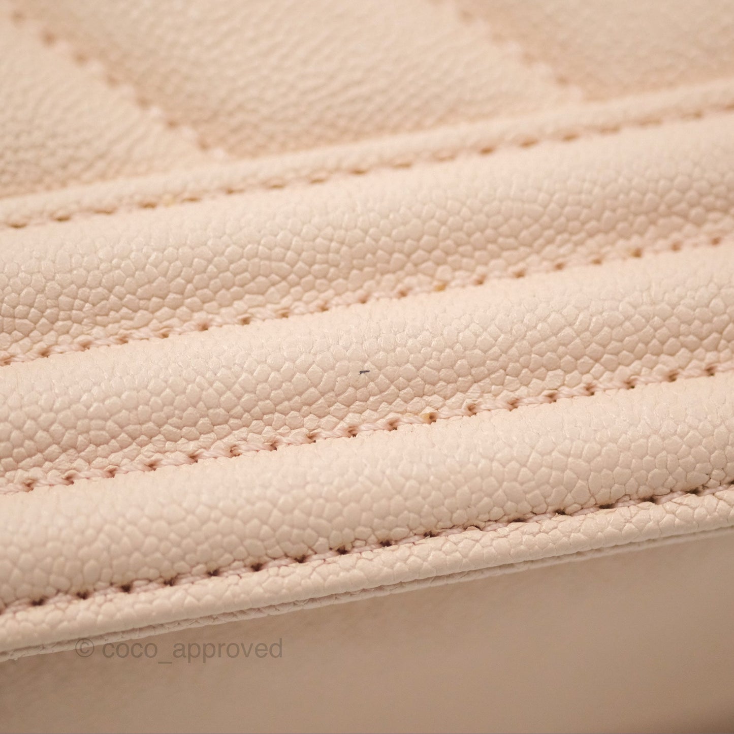 Chanel Chevron Medium Boy Light Pink Caviar Gold Hardware