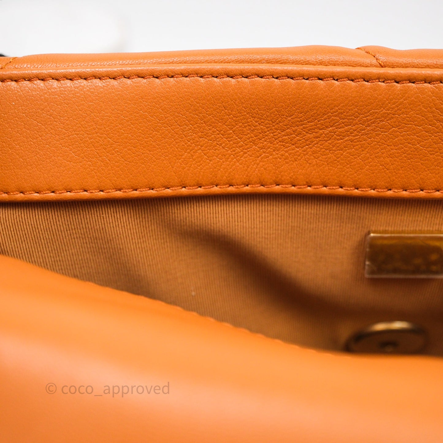 Chanel 19 Small Caramel Mixed Hardware