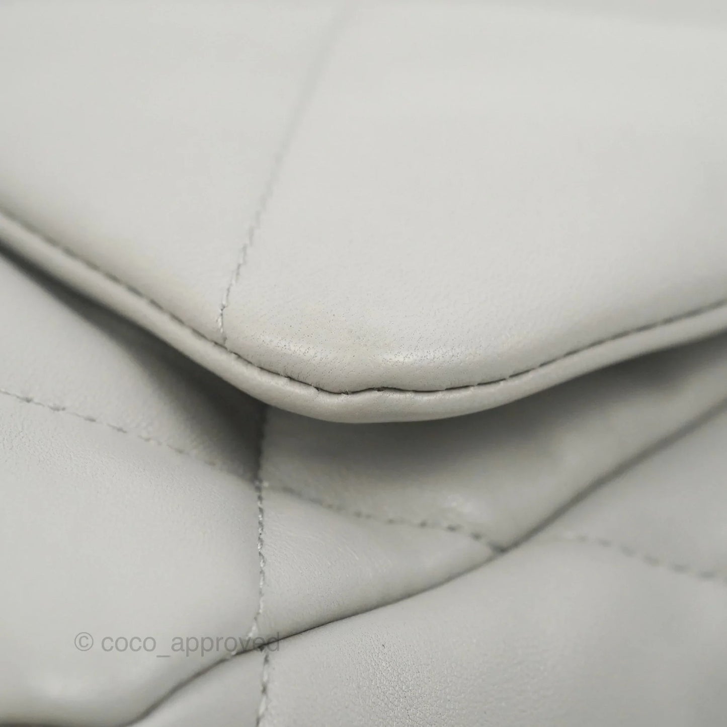 Chanel 19 Small Grey Lambskin Mixed Hardware