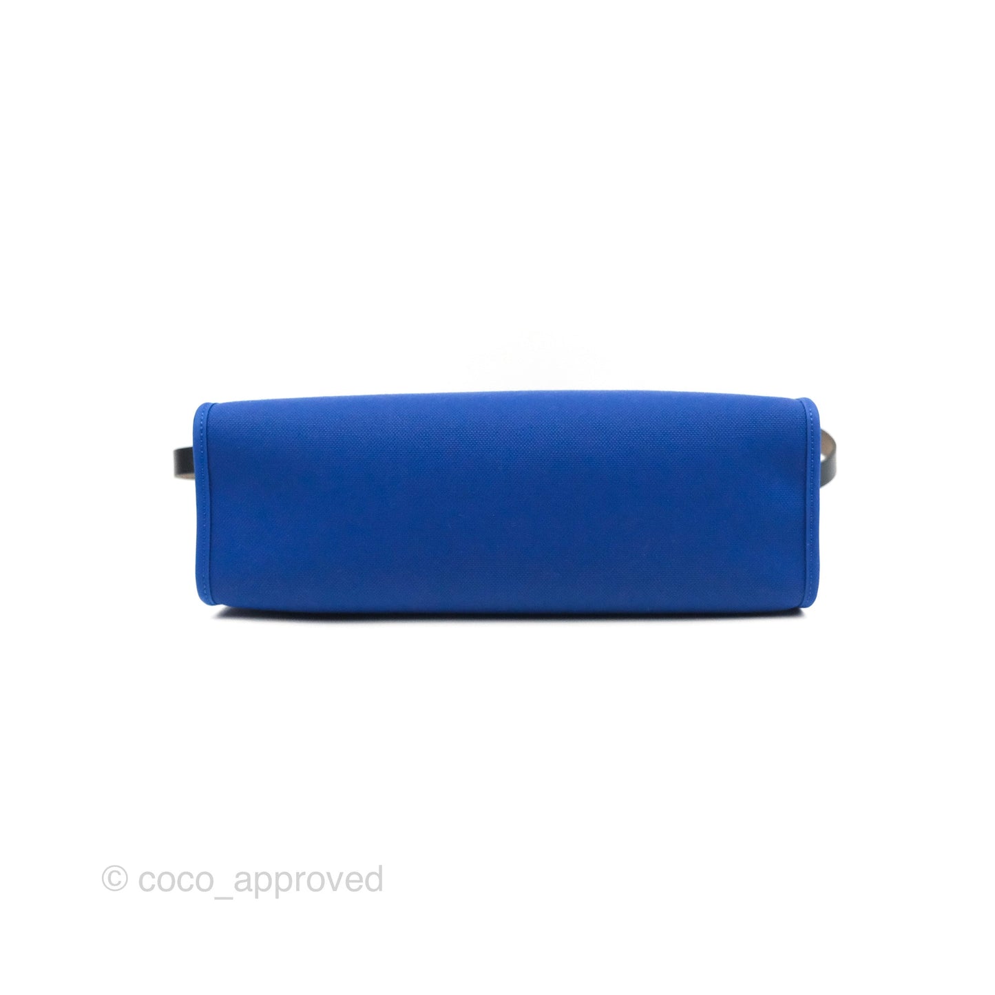 Hermès Herbag Zip 31 Bleu Électrique & Bleu Indigo Canvas Palladium Hardware