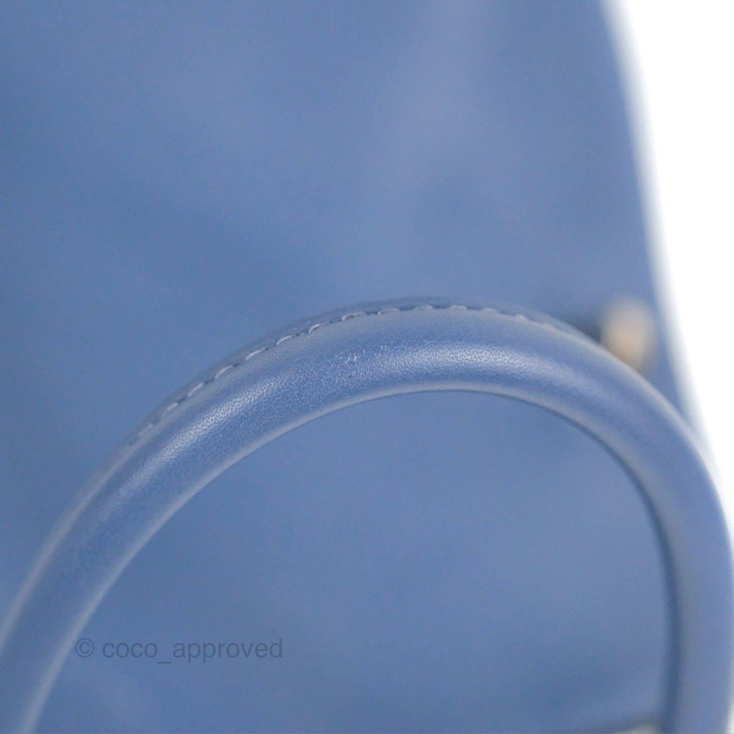 Hermès Lindy 26 Bleu Brighton/ Capucine Swift Palladium Hardware