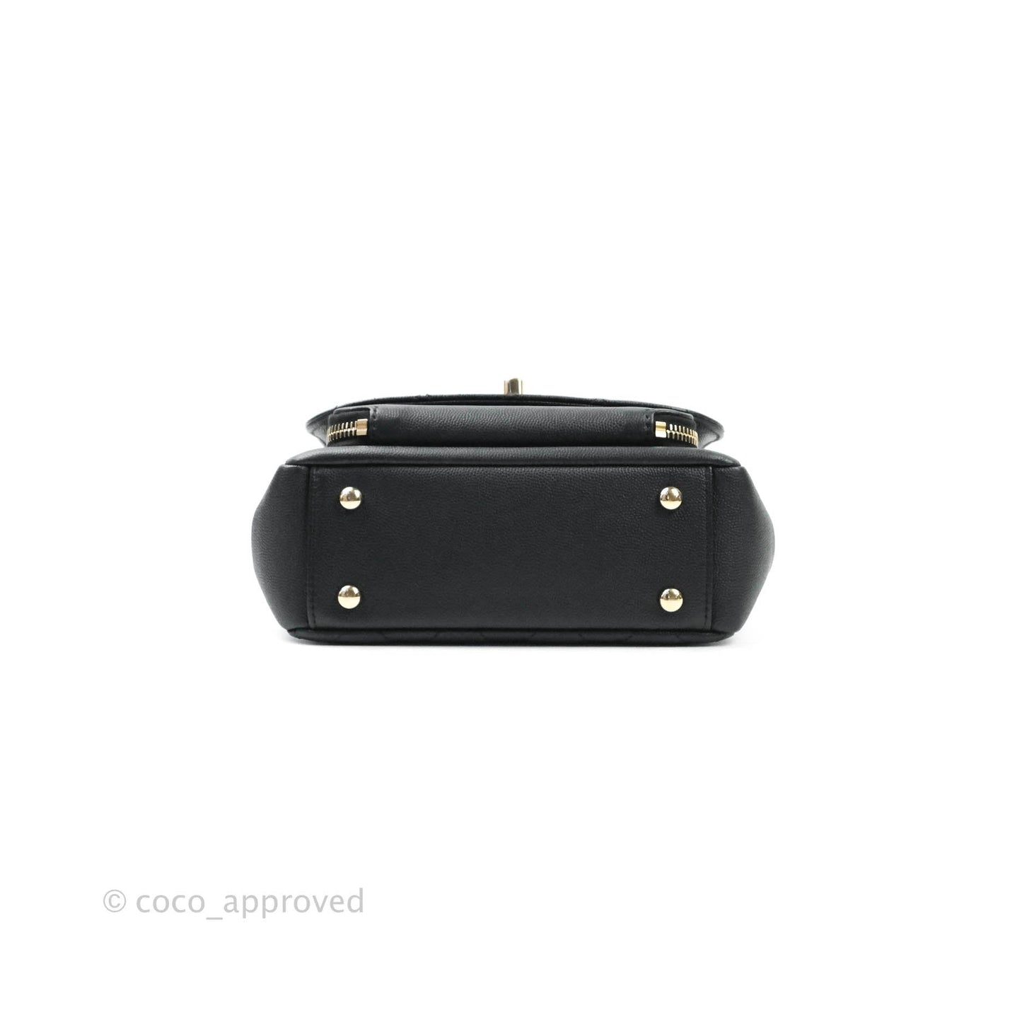 Chanel Quilted Small Business Affinity Flap Black Caviar Gold Hardware