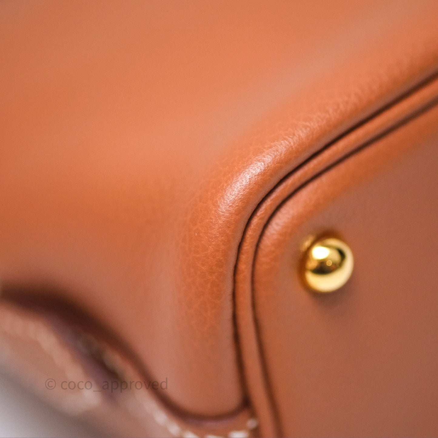 Hermès Bolide Mini 1923 Gold 37 Evercolor Gold Hardware