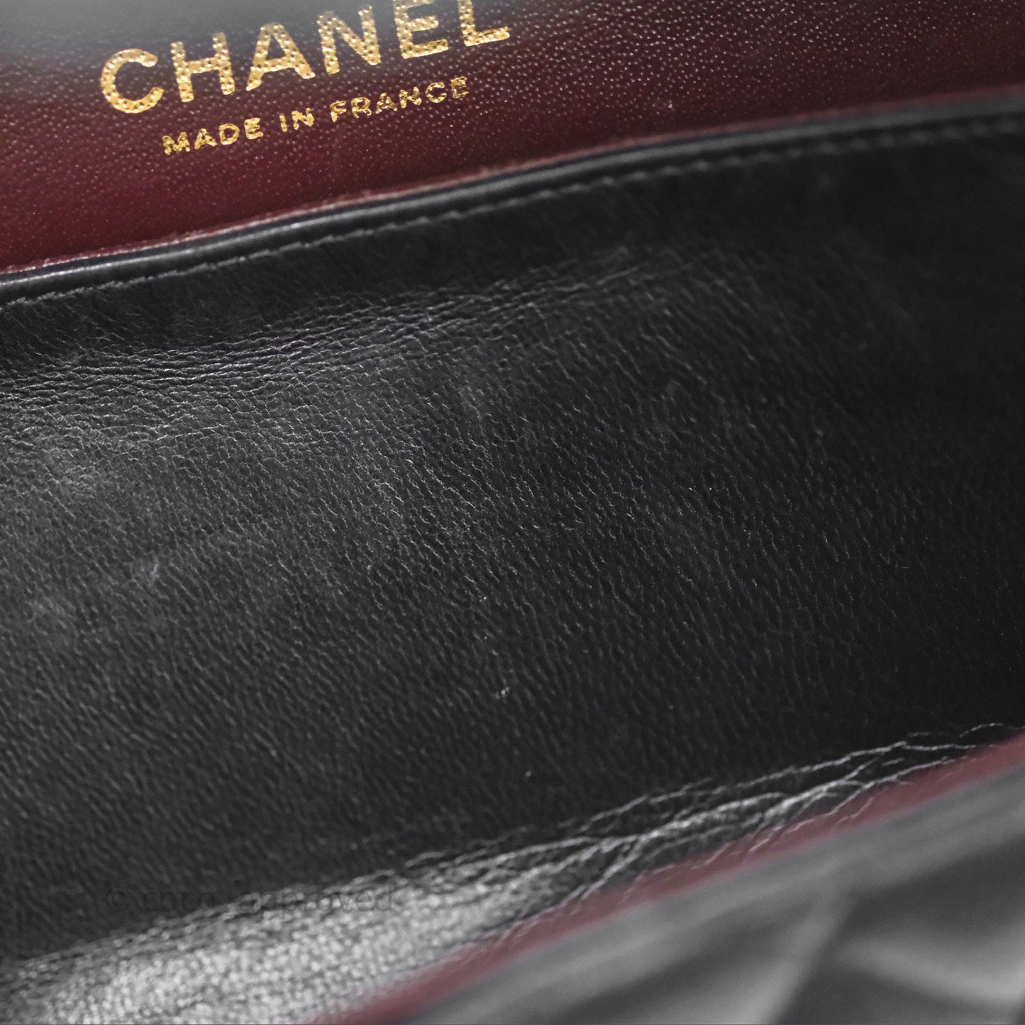 Chanel Classic M/L Medium Flap Quilted Black Lambskin Gold Hardware