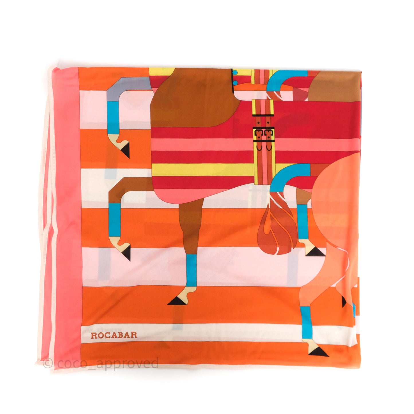 Hermès Rocabar Shawl Silk Scarf 90