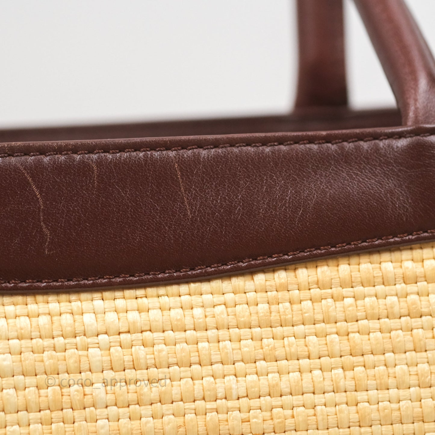 Chanel Vintage Rattan Tote Bag