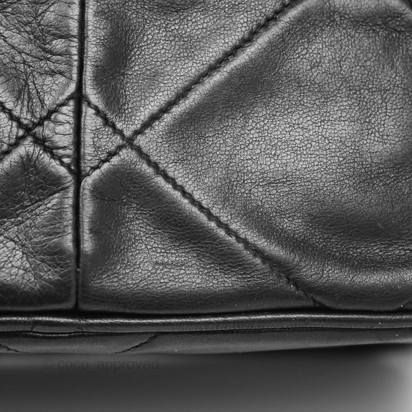 Chanel Vintage Small Camera Bag Black Lambskin Gold Hardware