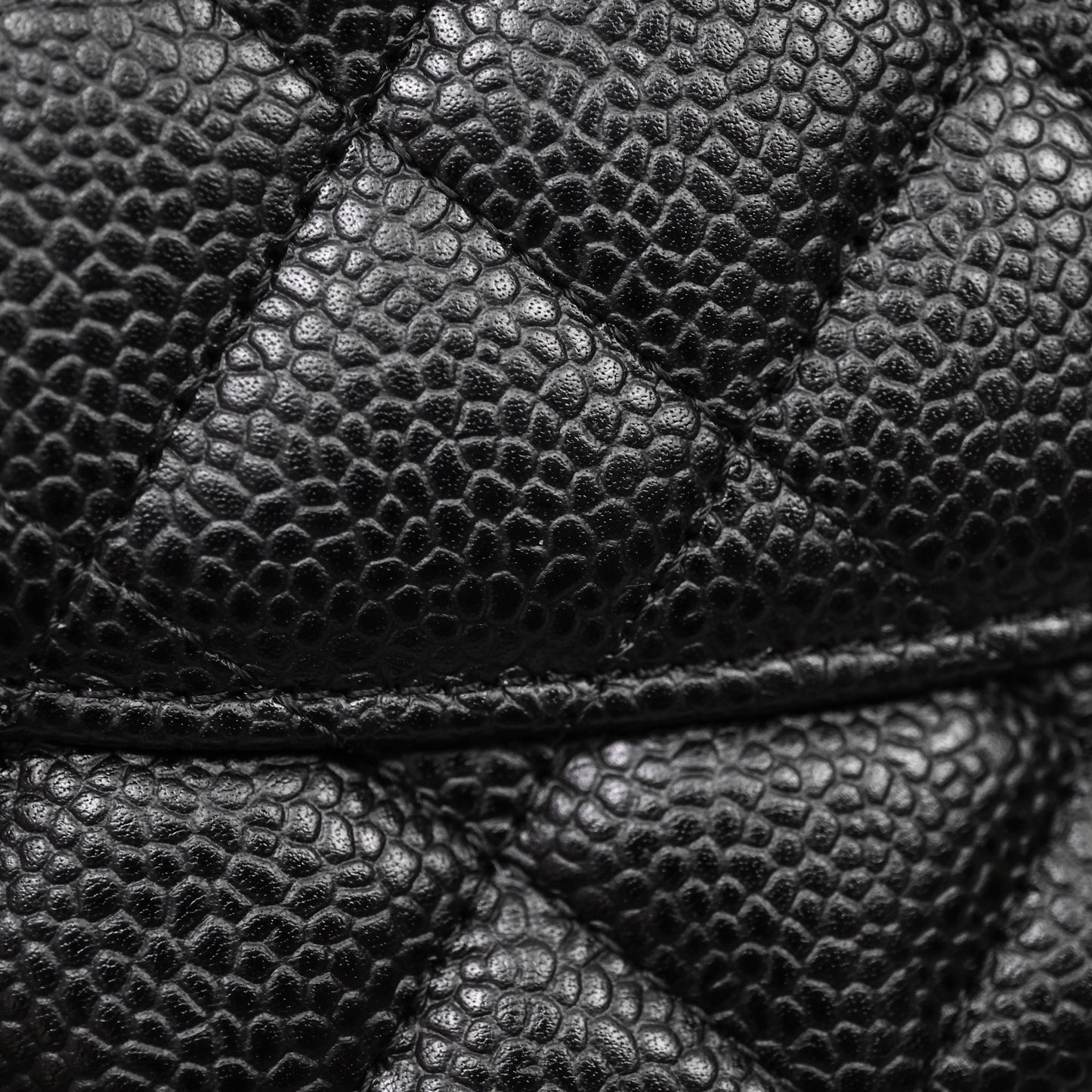 Chanel Medium Classic Flap Quilted Black Caviar Gold Hardware