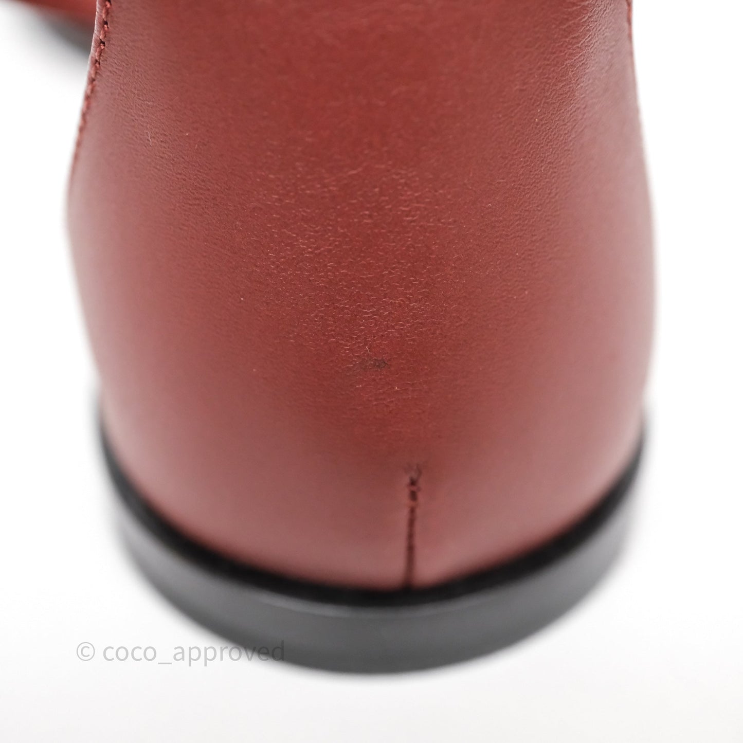 Hermes Sandales Santorini Rouge Tomette Size 36.5