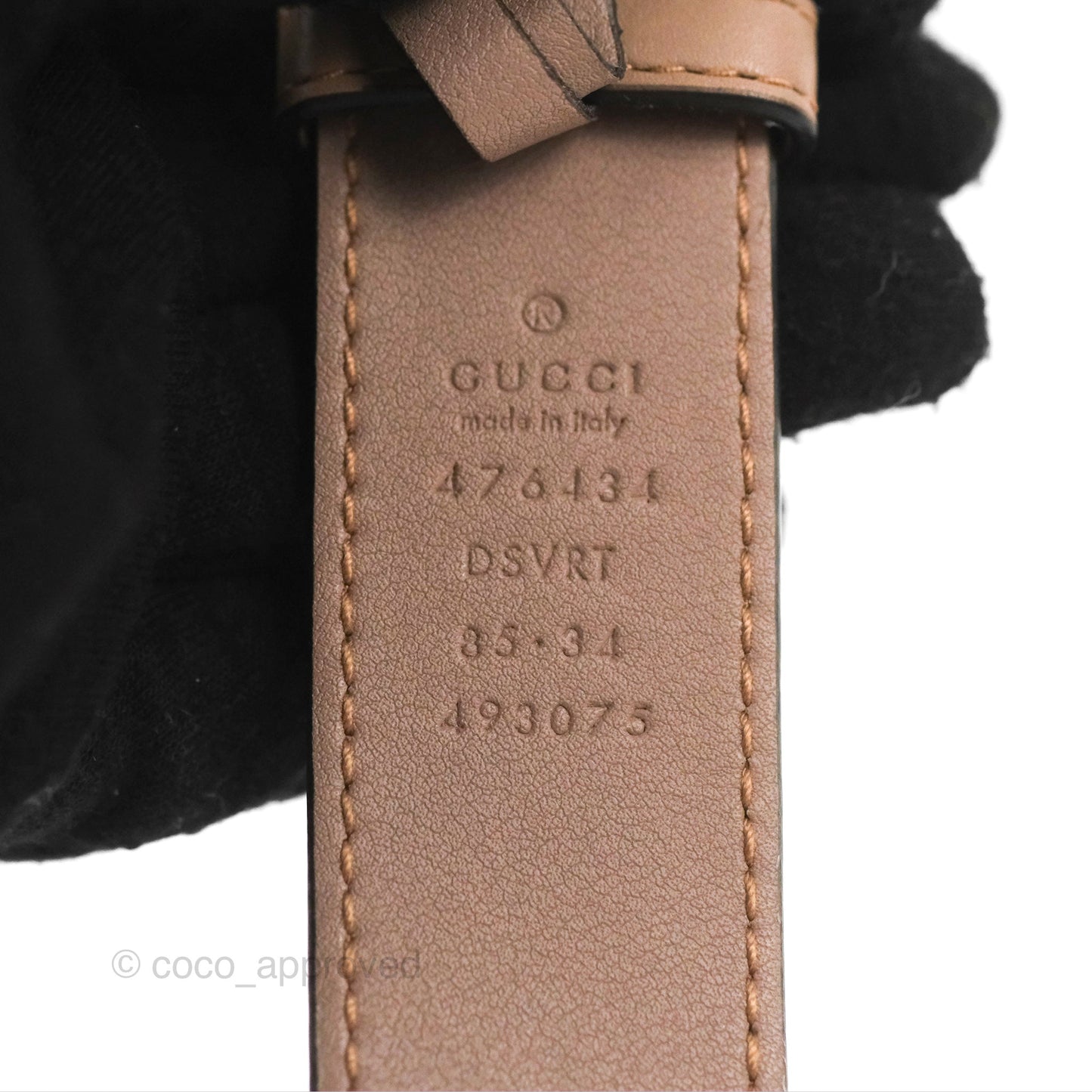 Gucci GG Marmont Matelassé Oval Belt Bag Dusty Pink