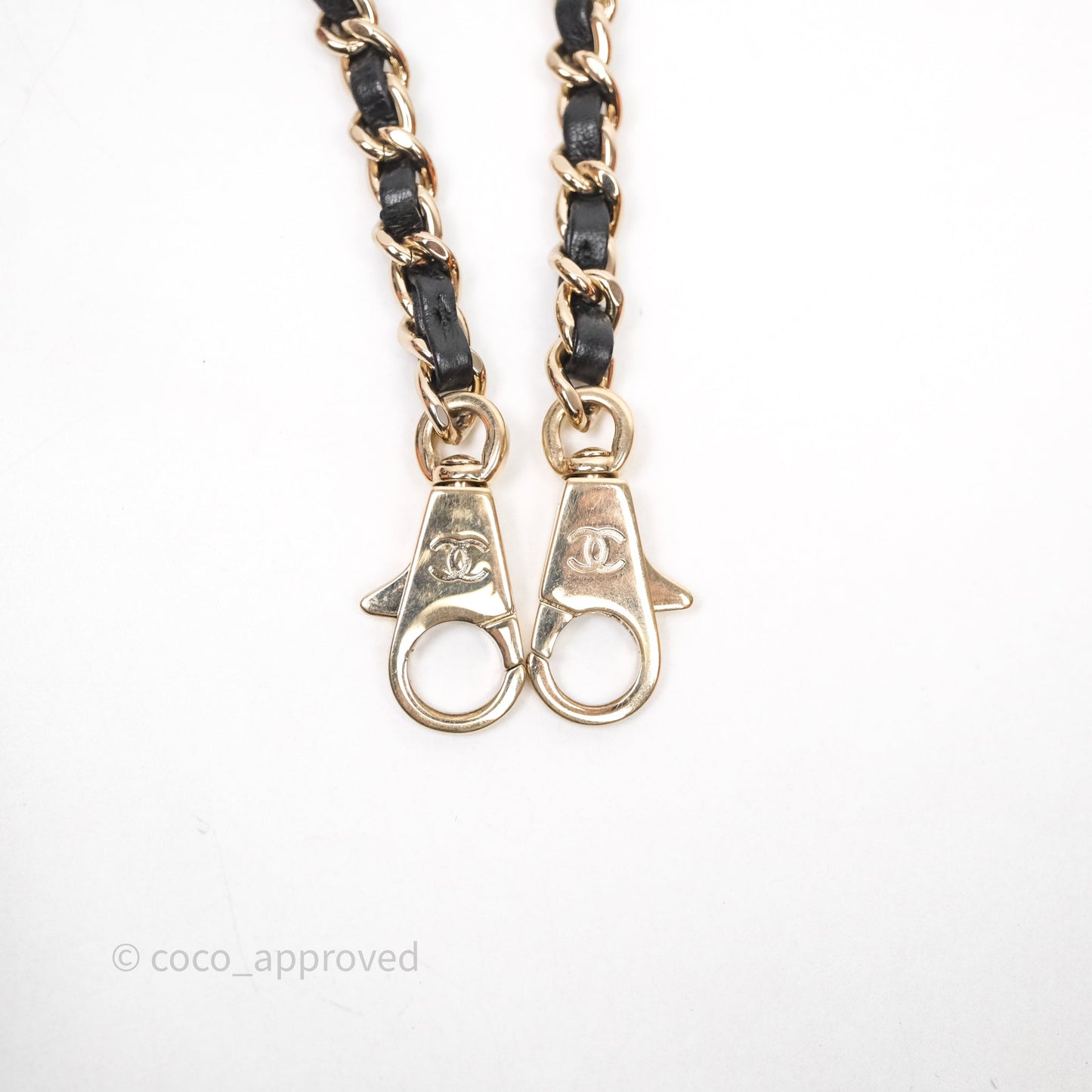 Chanel Small Coco Handle Shearling Black Gold Hardware