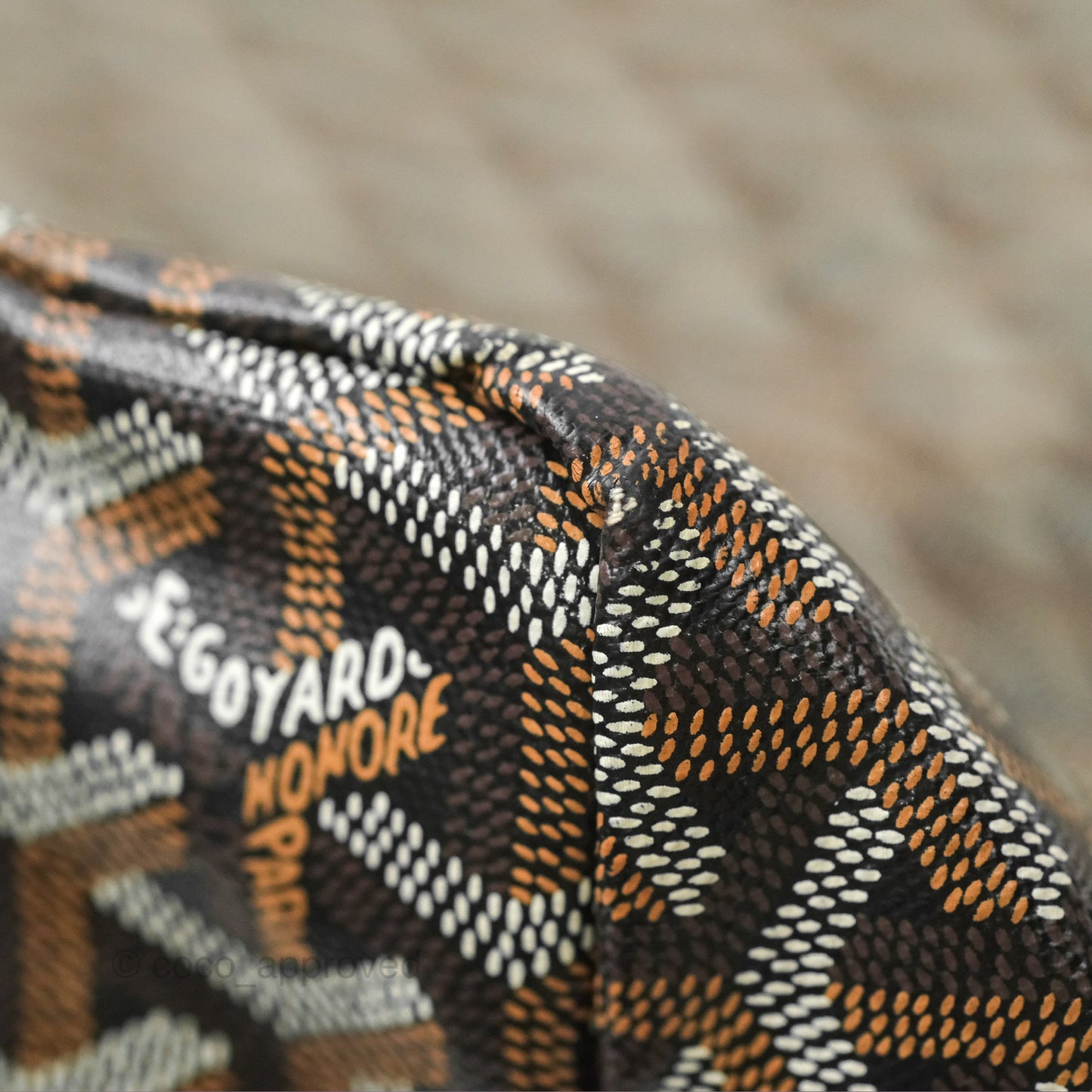Goyard St. Louis GM Black/Tan Goyardine Canvas