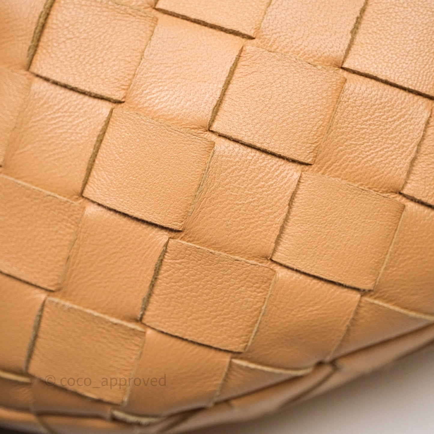 Bottega Veneta Mini Jodie Bag Intrecciato Beige Lambskin