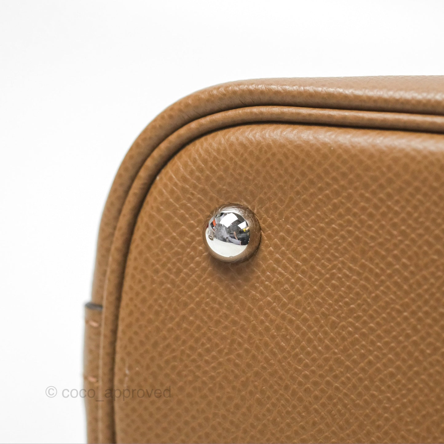 Hermès Bolide 1923 25 Alezan Epsom Palladium Hardware