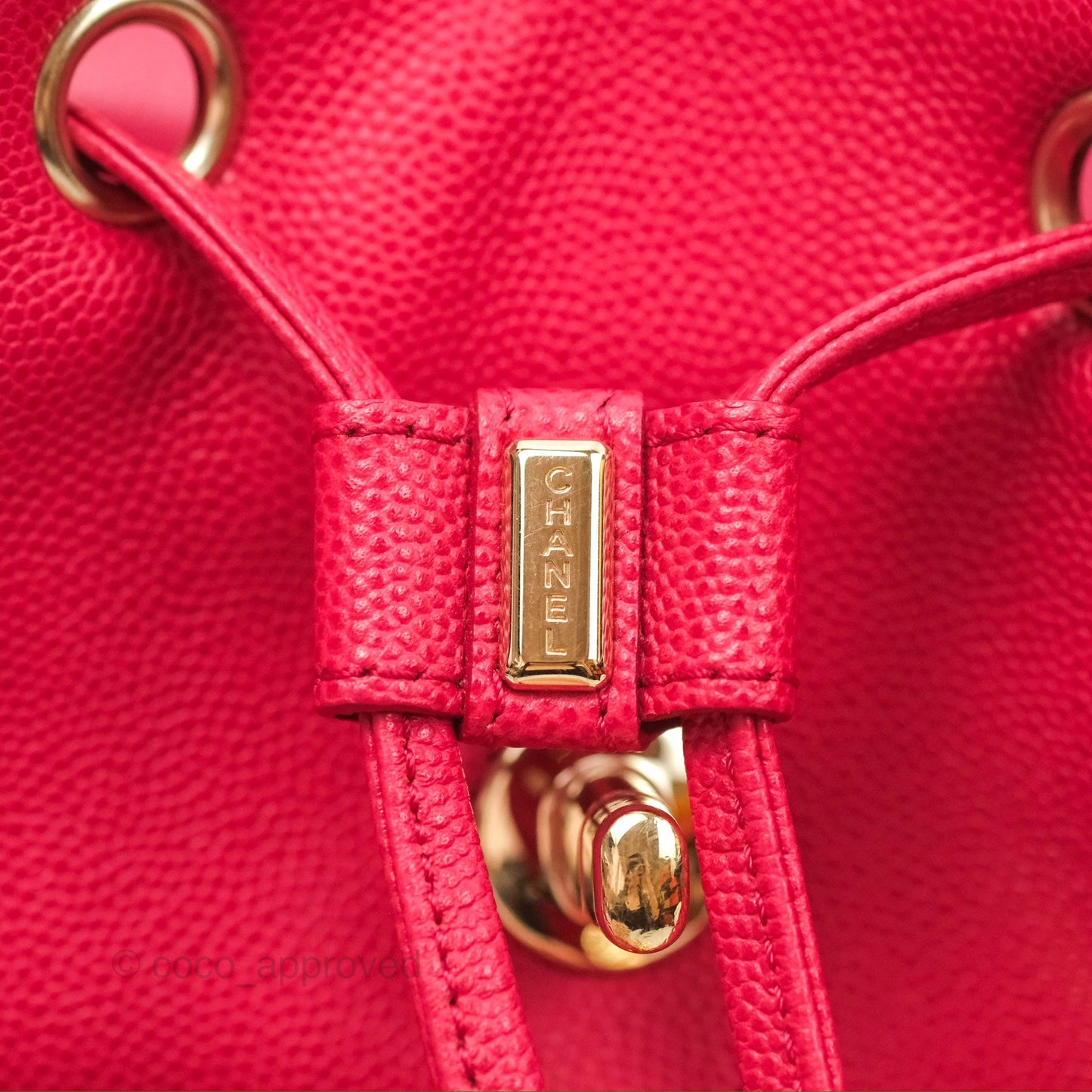 Chanel Quilted Business Affinity Backpack Dark Pink Caviar Gold Hardware
