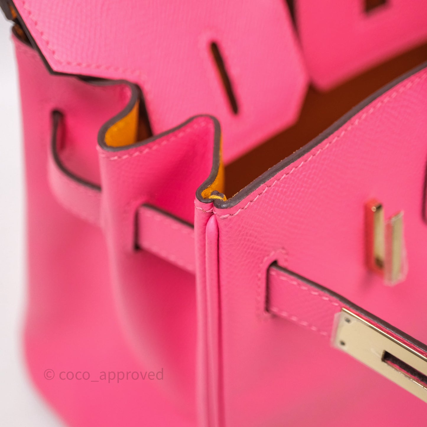 Hermès Birkin 30 Special Order Rose Azalée Permabrass Gold Hardware