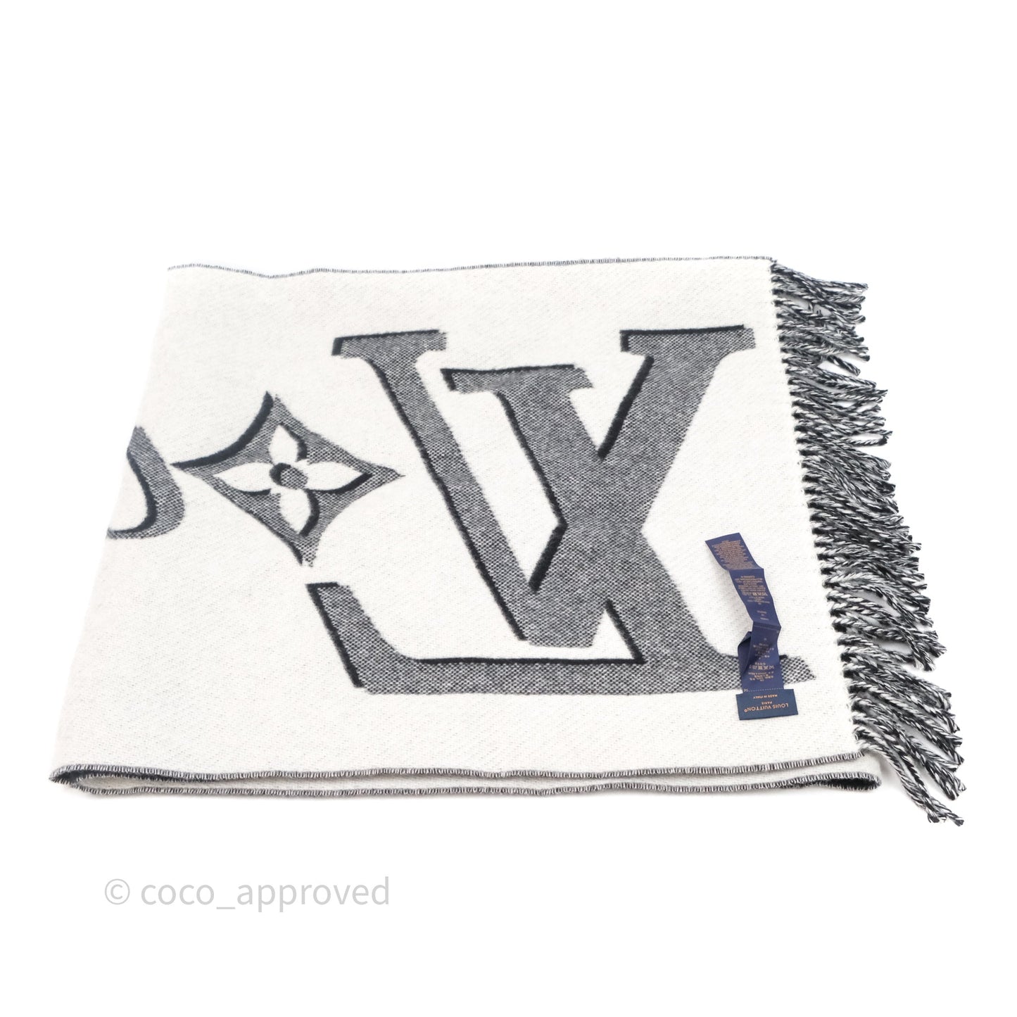 Louis Vuitton Vers Scarf Black