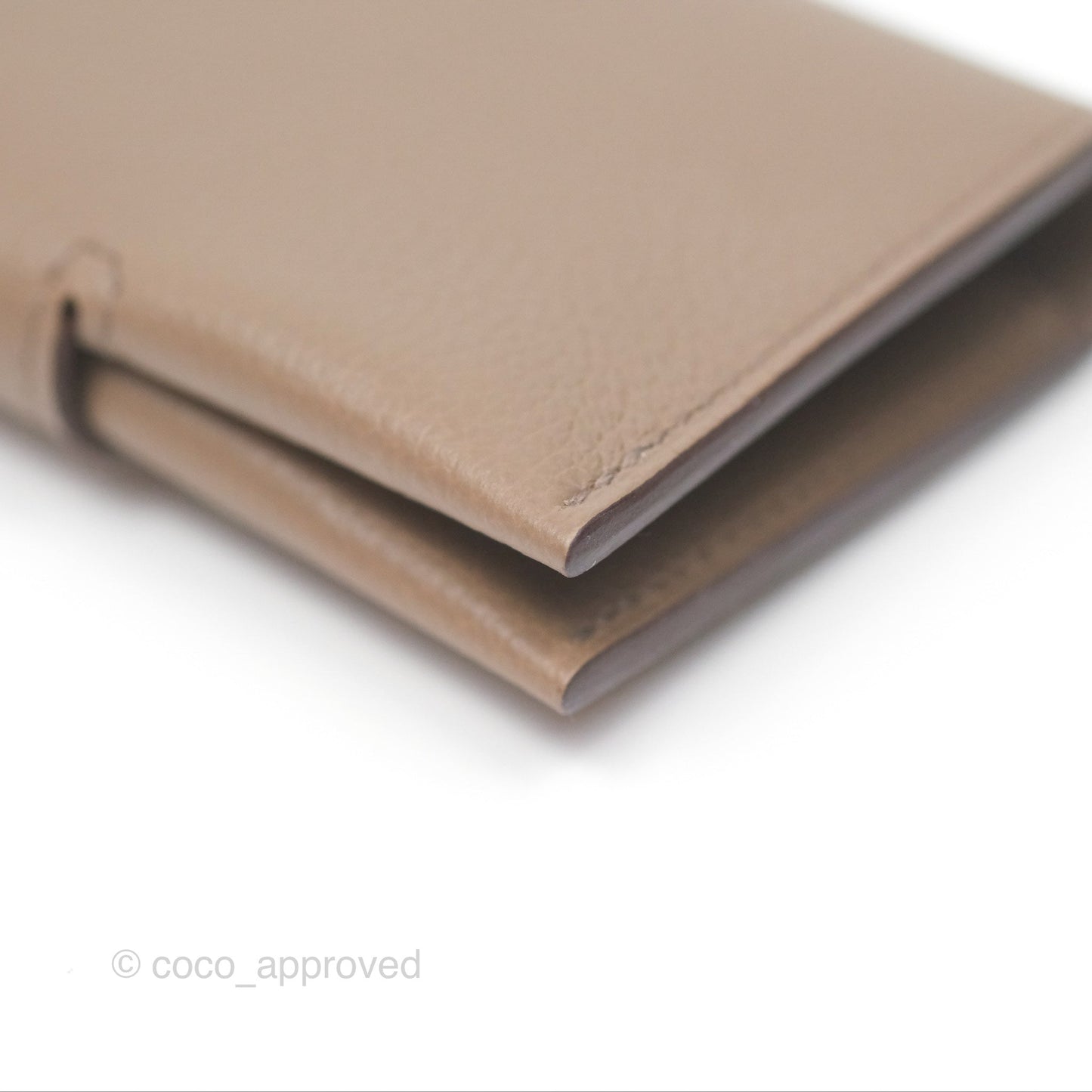 Hermès R.M.S Card Holder Etoupe Palladium Hardware