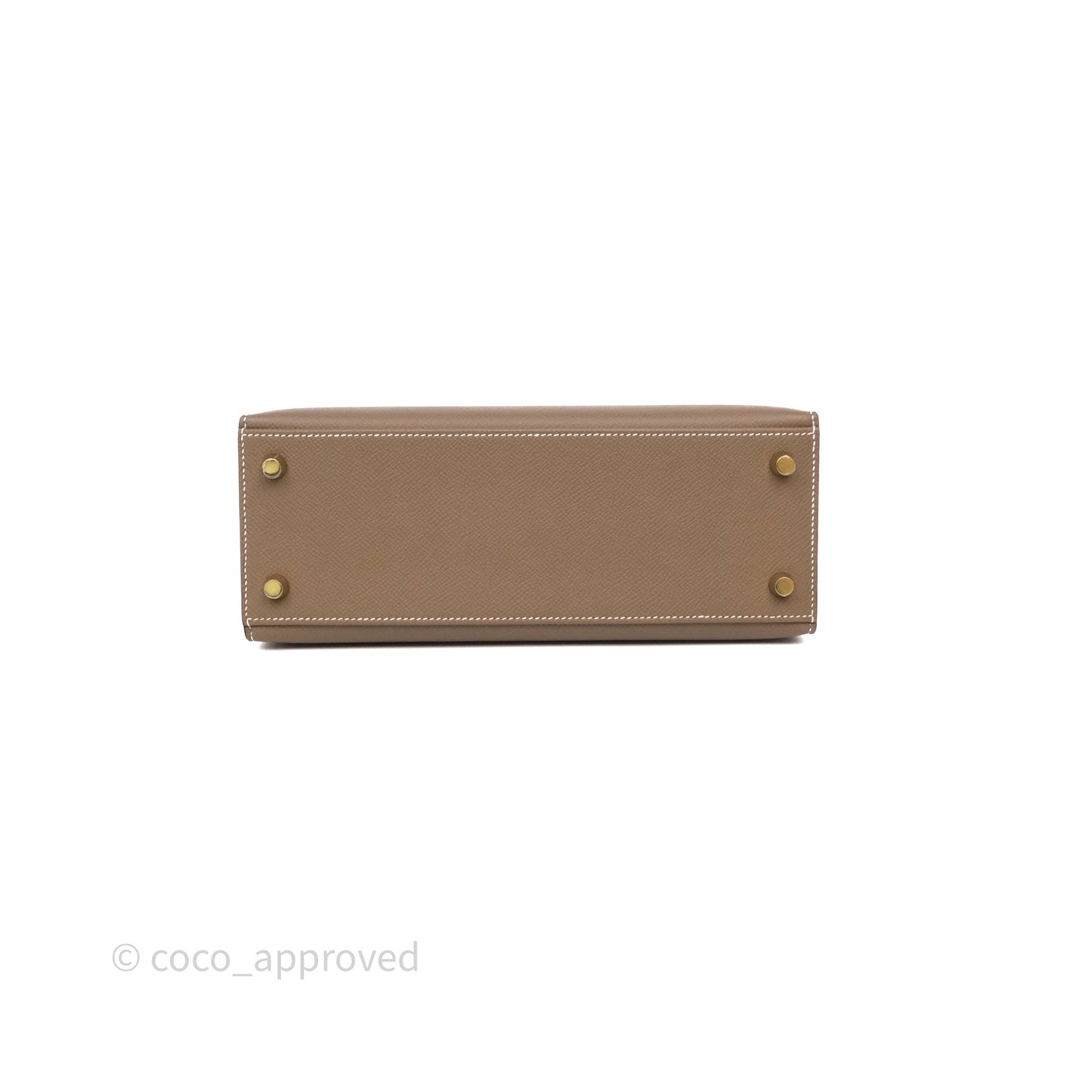 Hermès Kelly 25 Etoupe 18 Epsom Gold Hardware