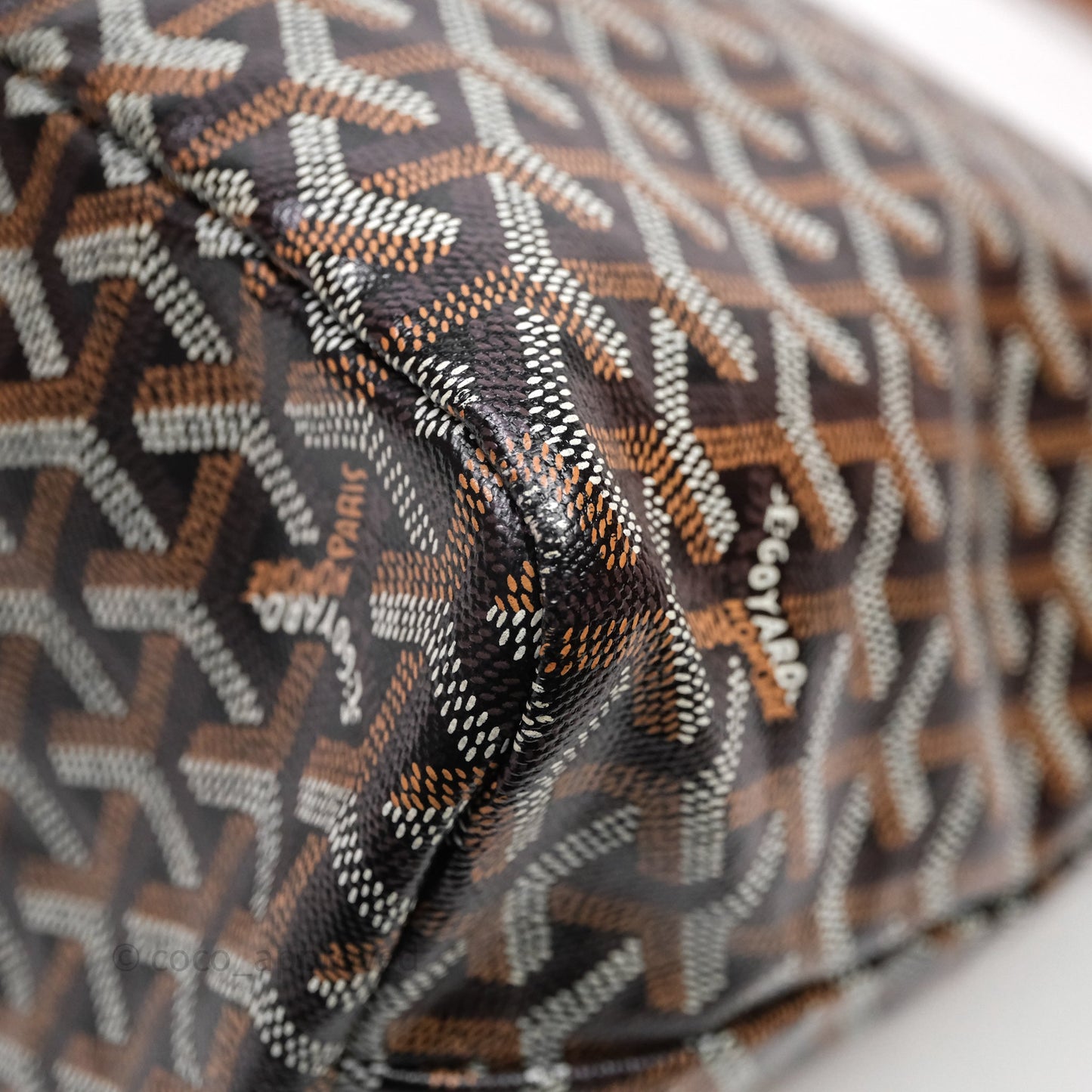 Goyard Bohème Hobo Bag Black & Tan